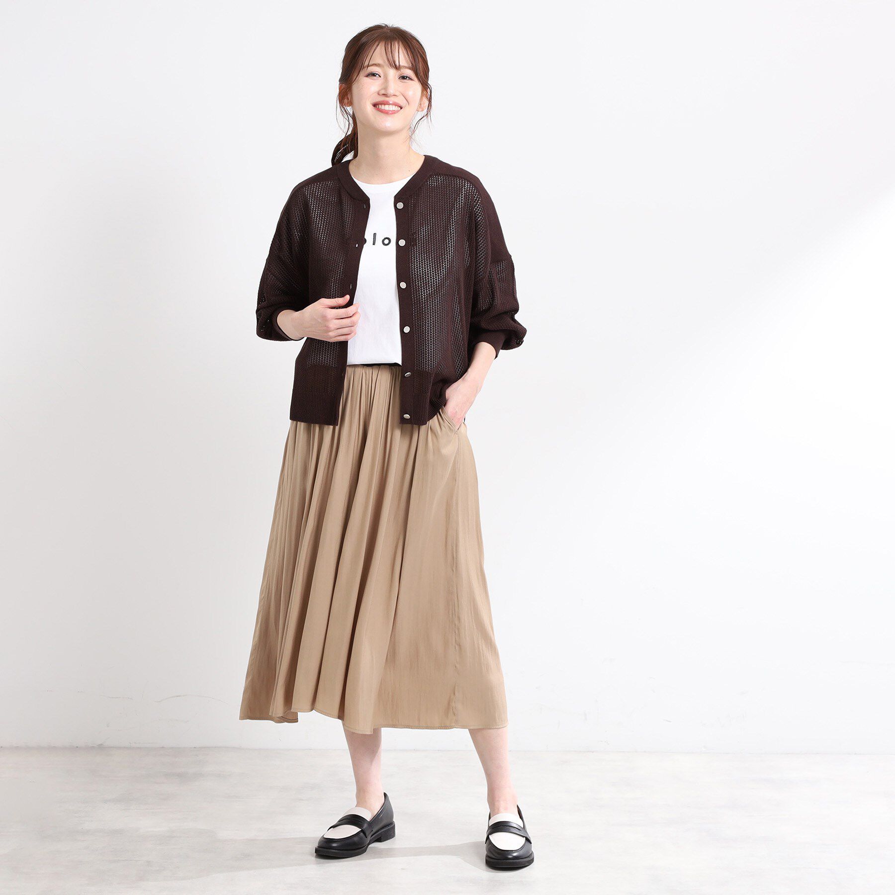 Reflect「【E‐QUALITY／手洗い可】ドライタッチカーディガン」|カーディガン|