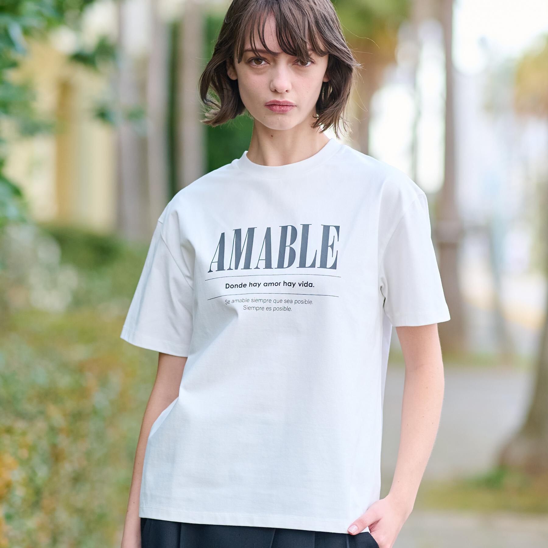DRESSTERIOR「【接触冷感/UVカット】バックブリーズテックロゴTシャツ」|Tシャツ・カットソー|ホワイト(001)