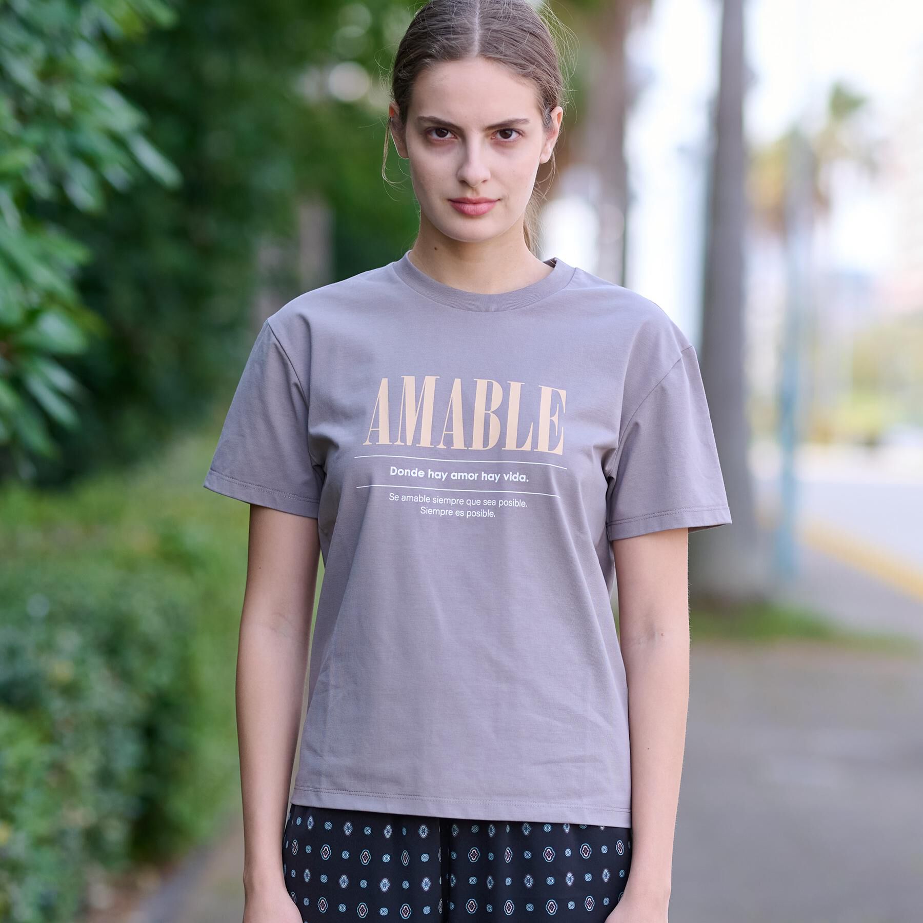 DRESSTERIOR「【接触冷感/UVカット】バックブリーズテックロゴTシャツ」|Tシャツ・カットソー|モカブラウン(042