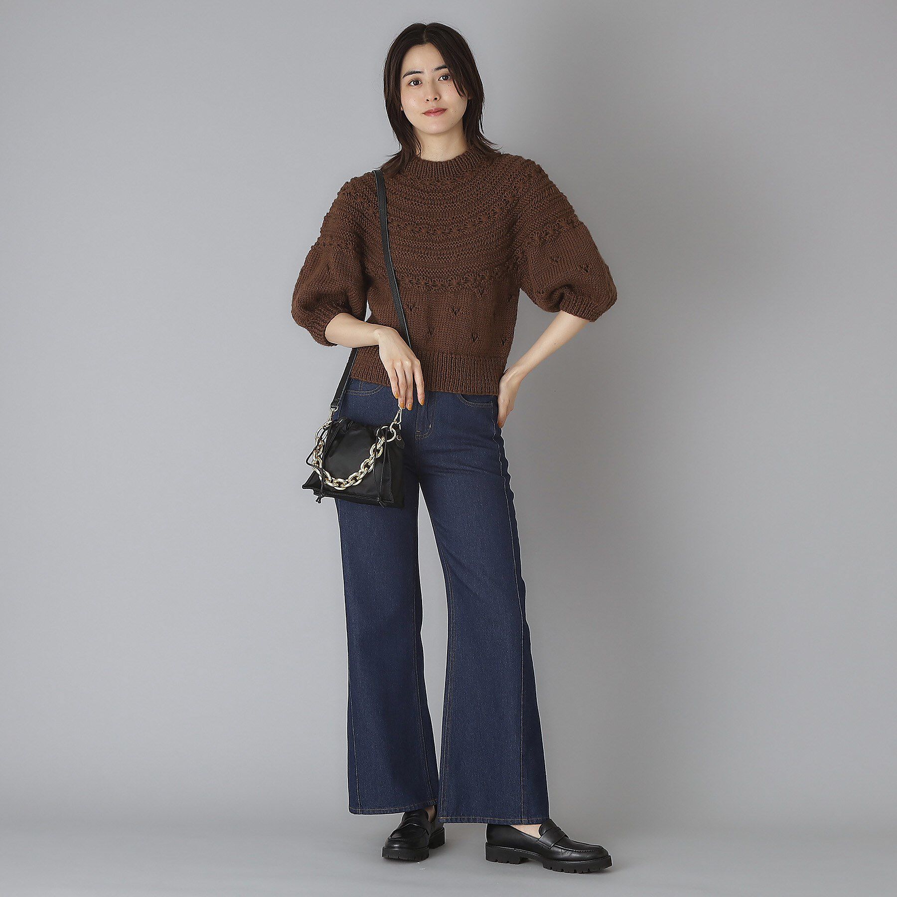 DRESSTERIOR「KASSIOPEA（カシオペア）チェーン付きサテンハンドバッグ」|ハンドバッグ|