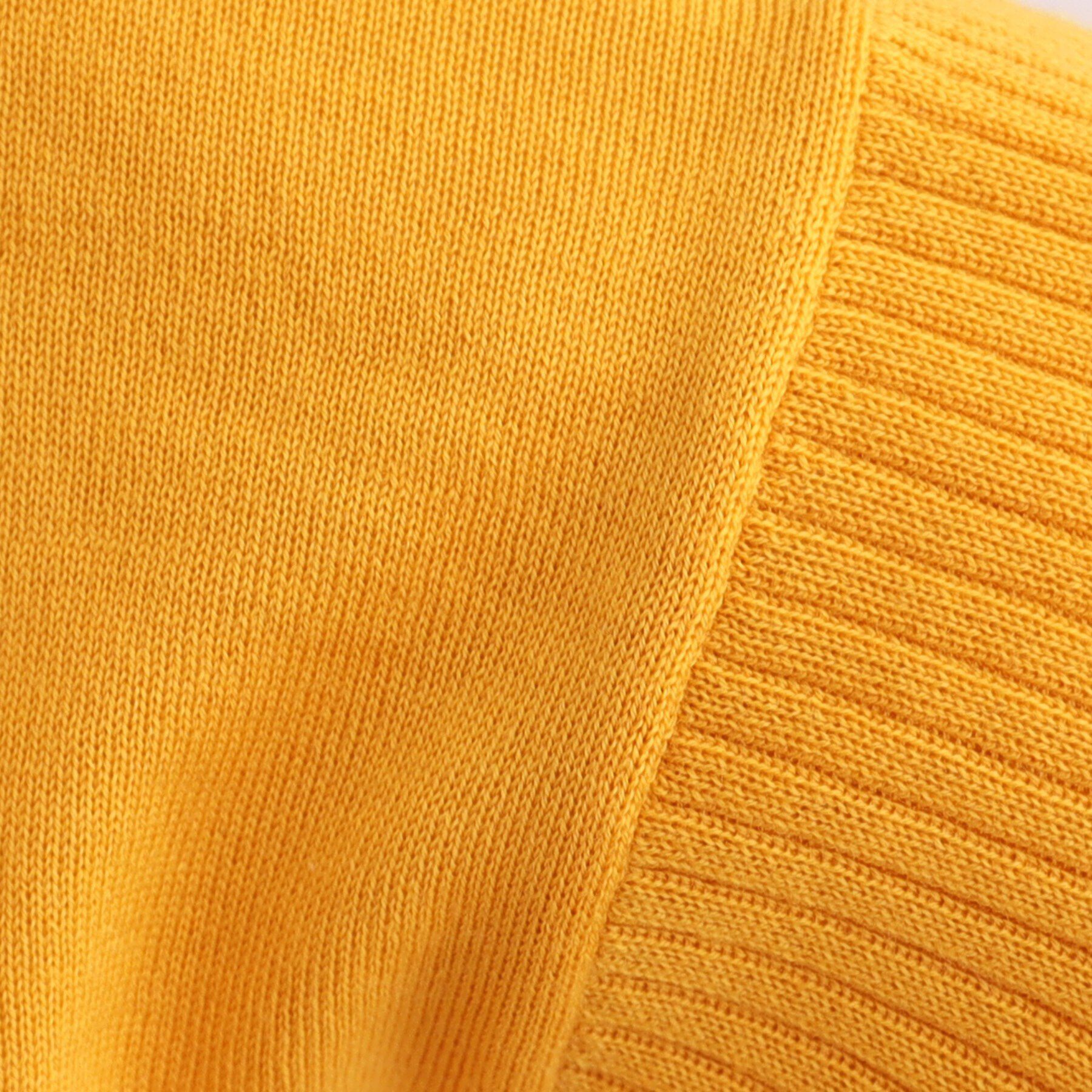 INDIVI「【ウール混】リブスリーブコンパクトニット」|ニット・セーター|