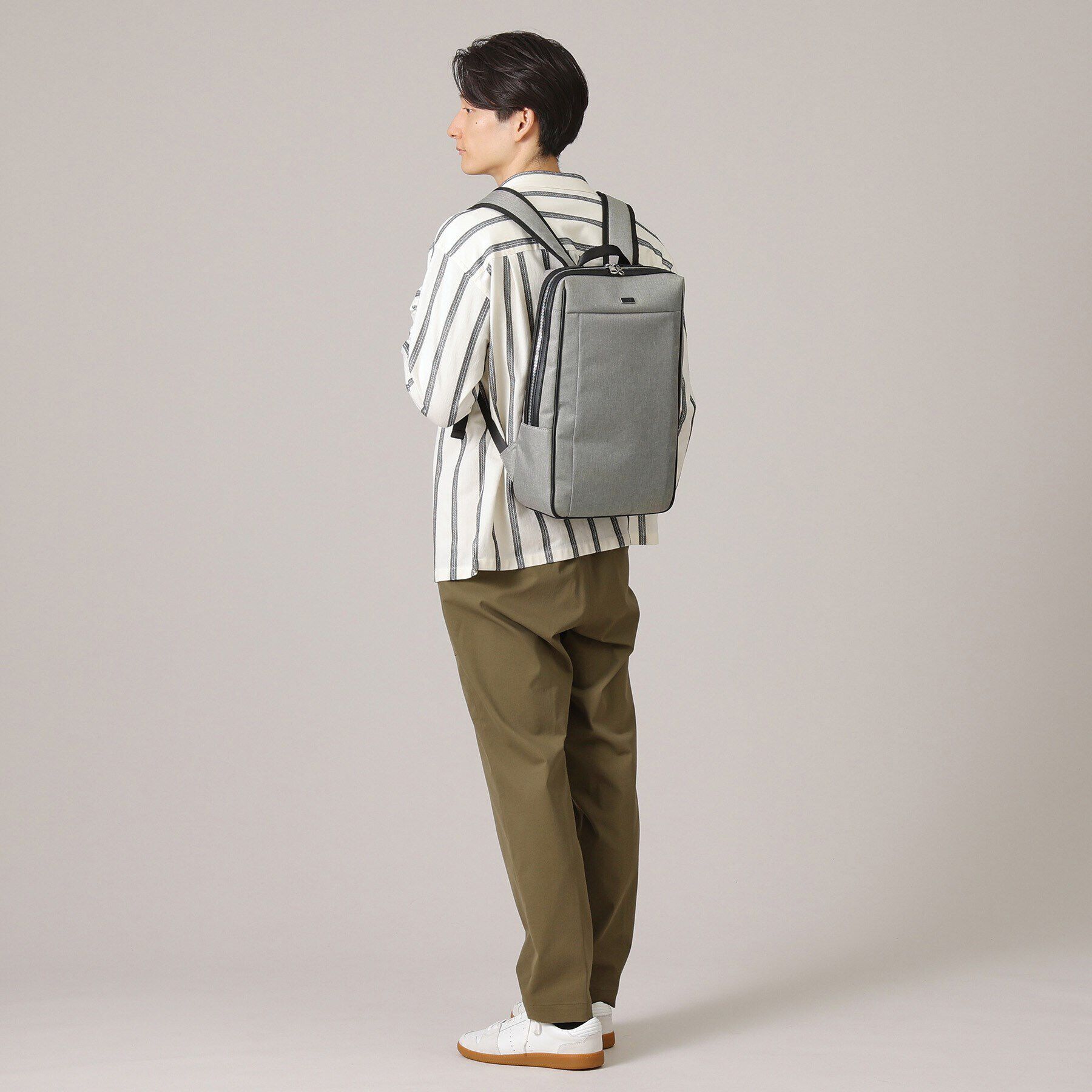 TAKEO KIKUCHI「【ONOFF兼用/13インチPC対応】スリム ヘリンボン リュック」|リュック|