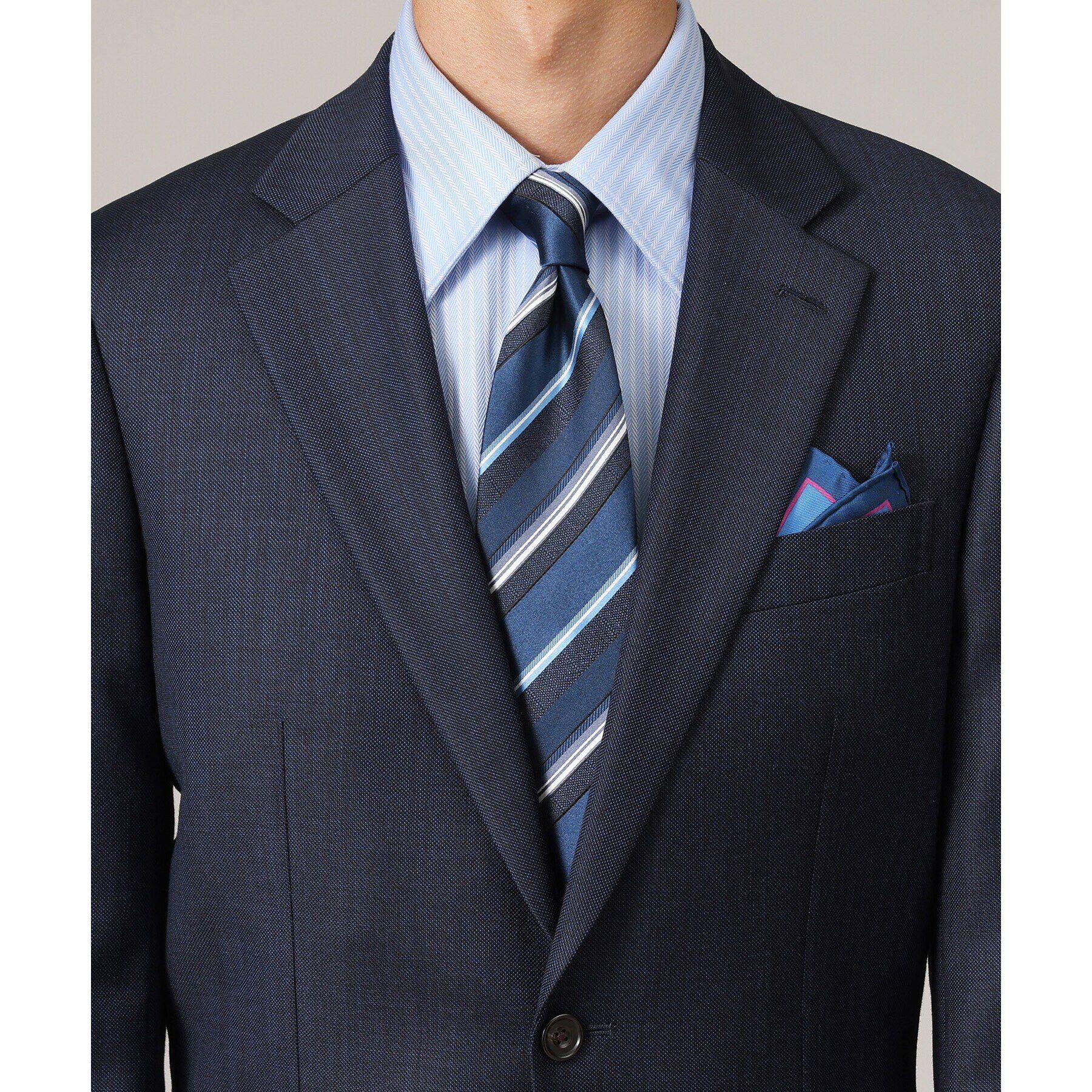 TAKEO KIKUCHI「【大人のホビーチェンジタイ】マルチ組織 ストライプ ネクタイ」|ネクタイ・蝶ネクタイ|