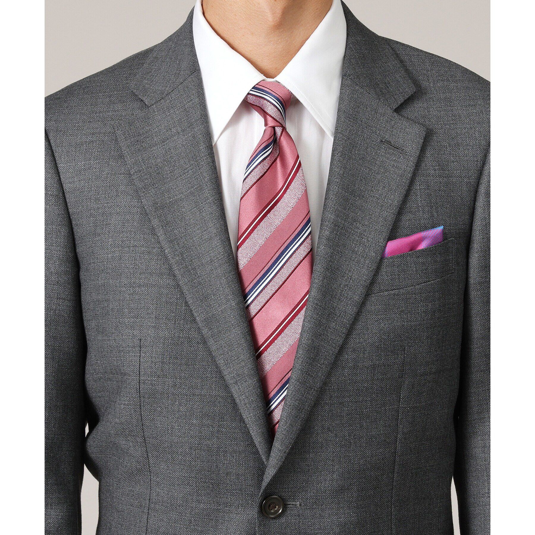 TAKEO KIKUCHI「【大人のホビーチェンジタイ】マルチ組織 ストライプ ネクタイ」|ネクタイ・蝶ネクタイ|