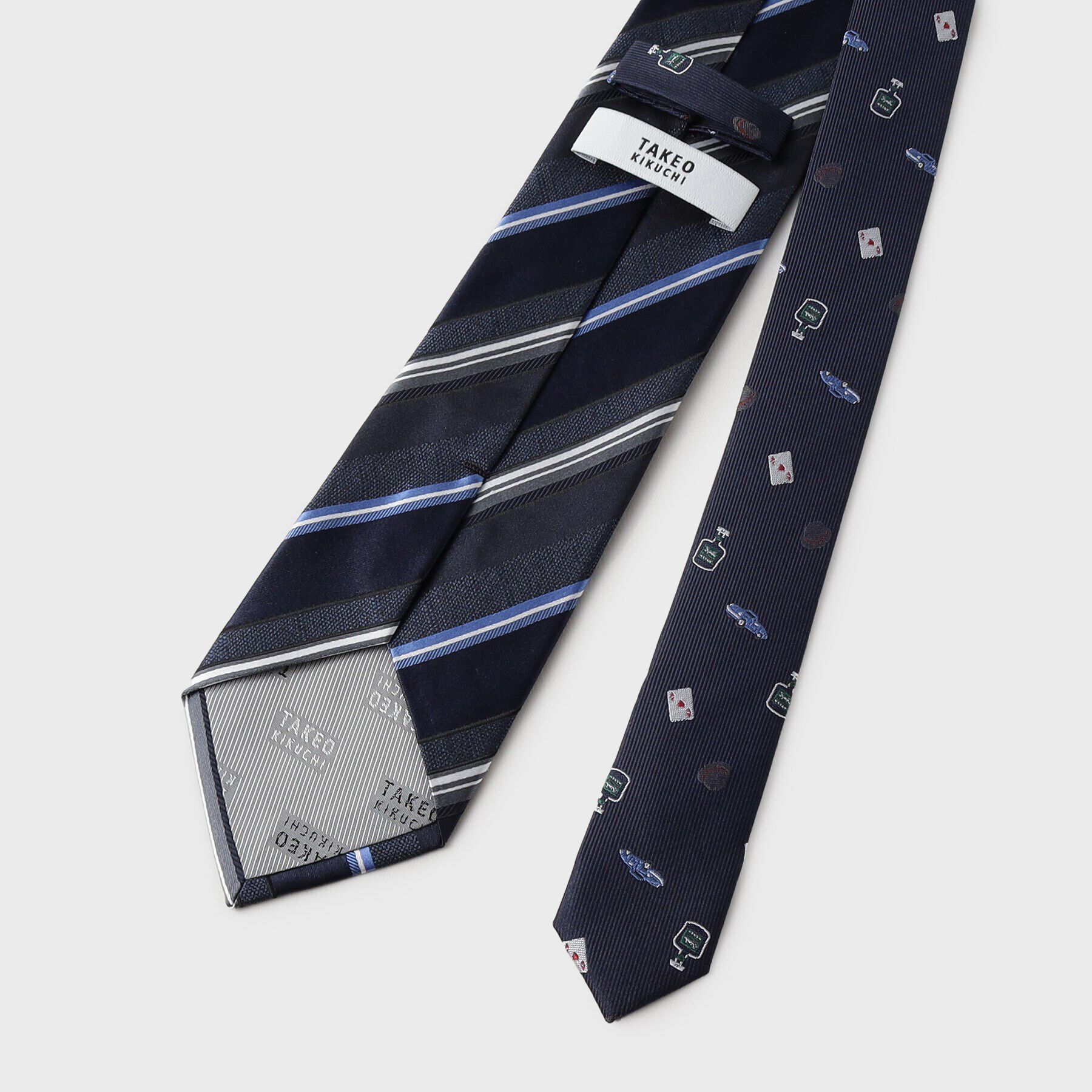 TAKEO KIKUCHI「【大人のホビーチェンジタイ】マルチ組織 ストライプ ネクタイ」|ネクタイ・蝶ネクタイ|