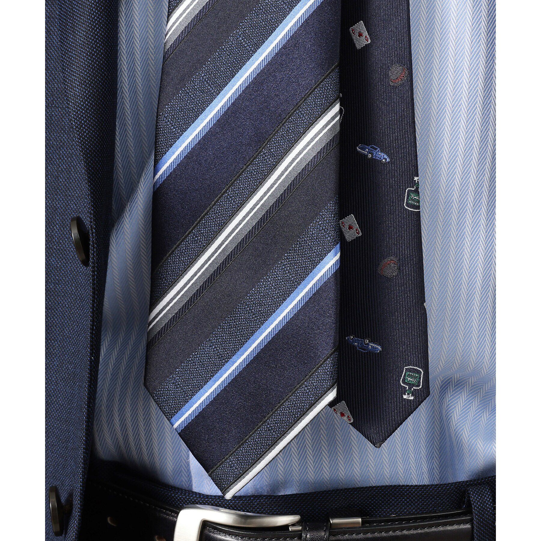 TAKEO KIKUCHI「【大人のホビーチェンジタイ】マルチ組織 ストライプ ネクタイ」|ネクタイ・蝶ネクタイ|