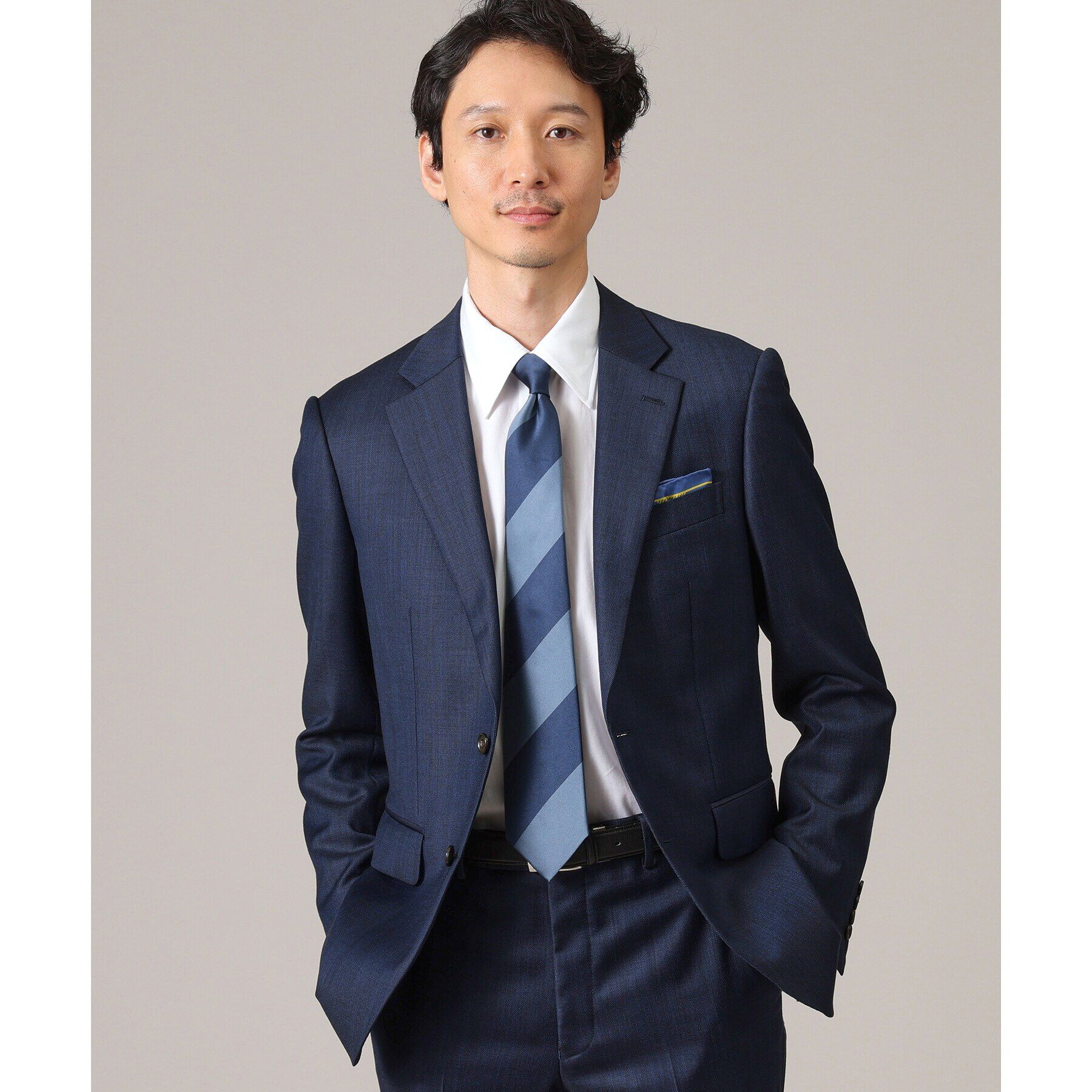 TAKEO KIKUCHI「【Made in JAPAN】マットサテン ストライプ ネクタイ」|ネクタイ・蝶ネクタイ|