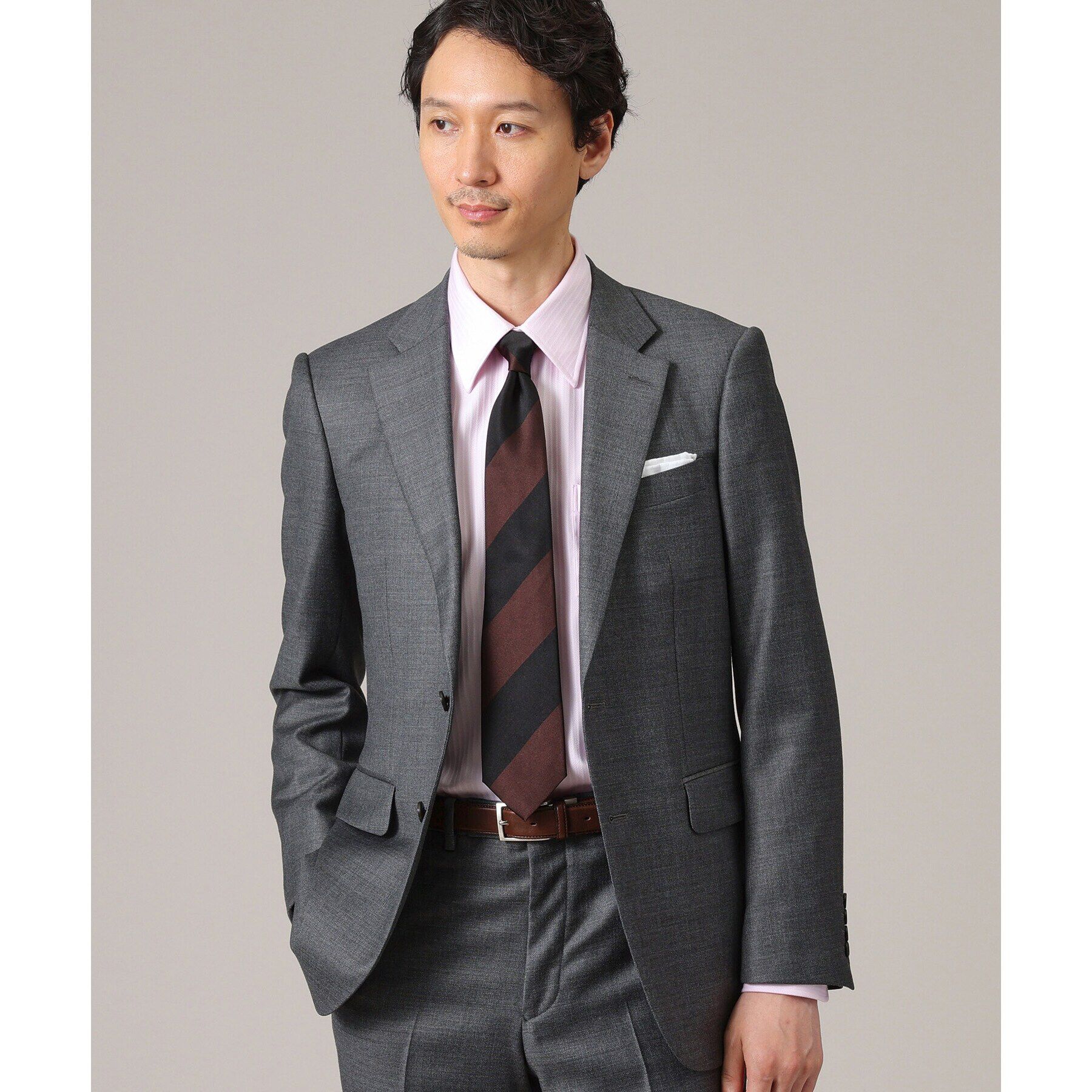 TAKEO KIKUCHI「【Made in JAPAN】マットサテン ストライプ ネクタイ」|ネクタイ・蝶ネクタイ|