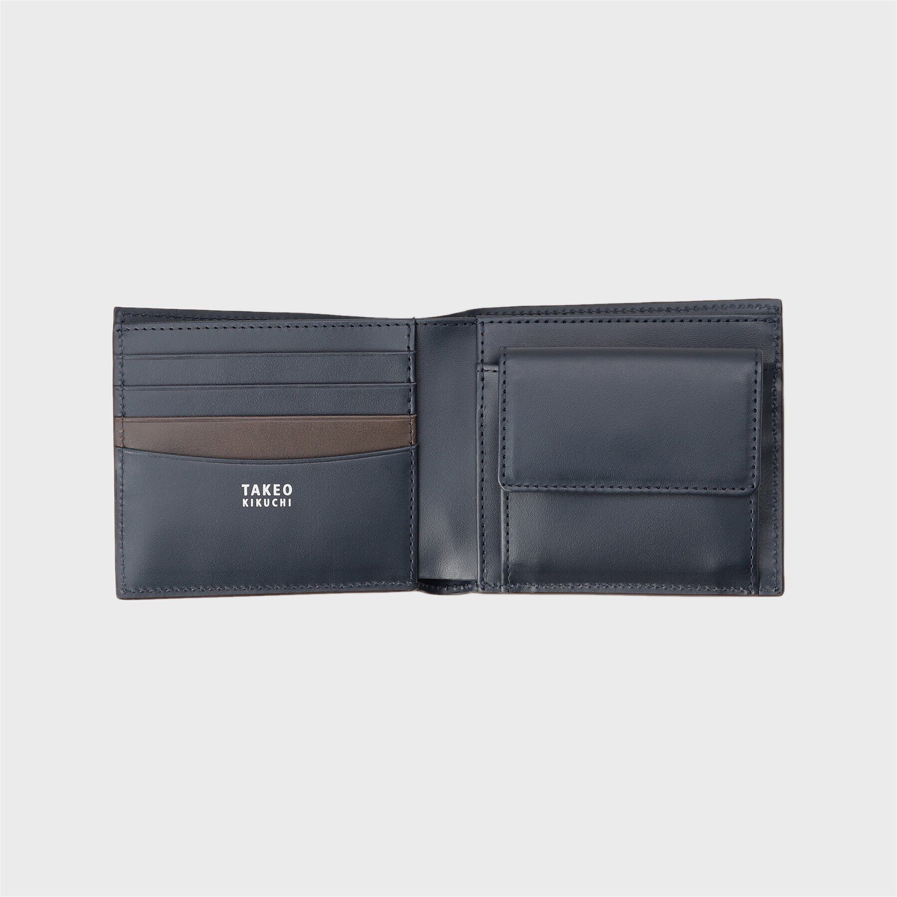 TAKEO KIKUCHI「【NEW レザーリップルシリーズ】バイフォールド ウォレット」|財布|