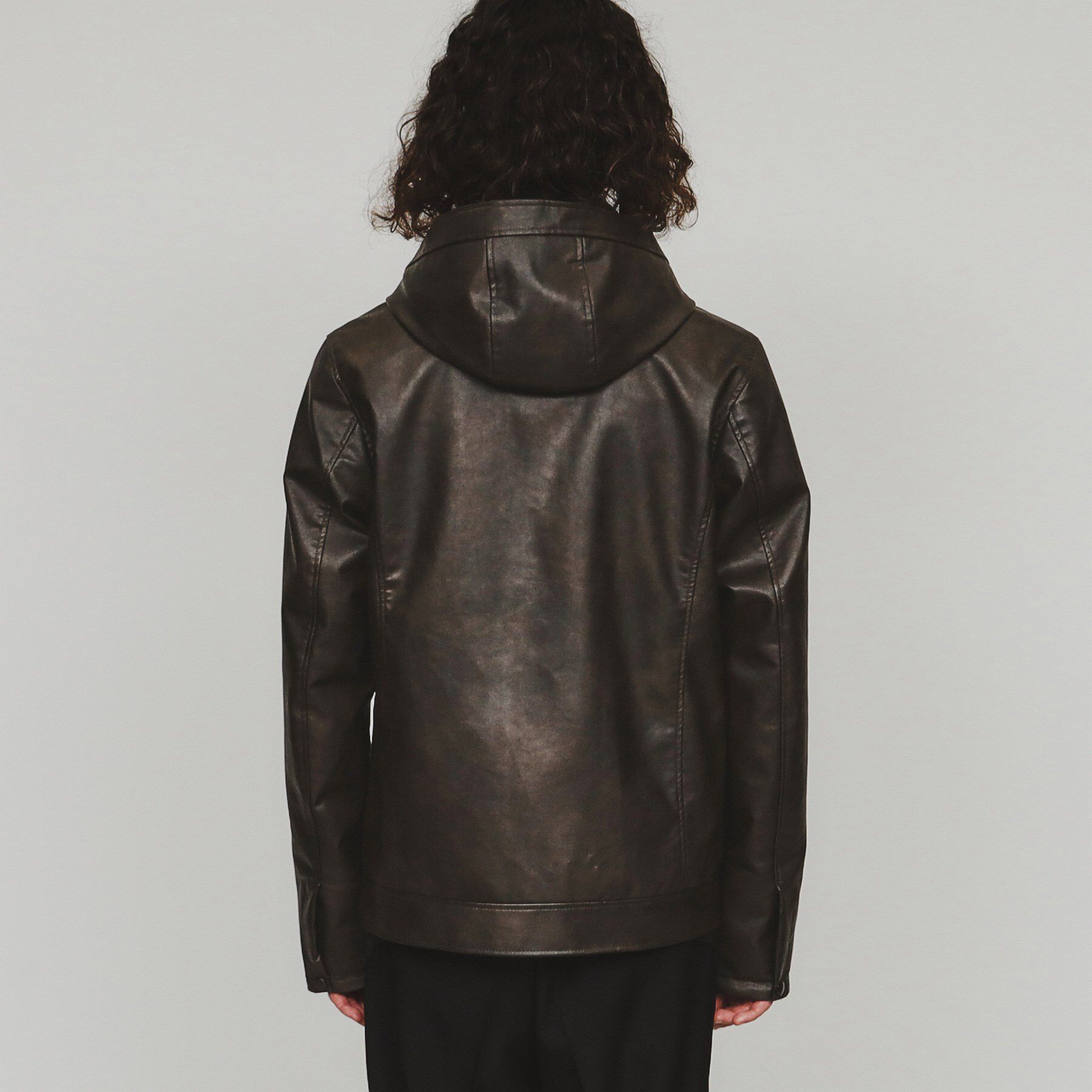 tk.TAKEO KIKUCHI「フードライダースジャケット」|ブルゾン・スタジャン|