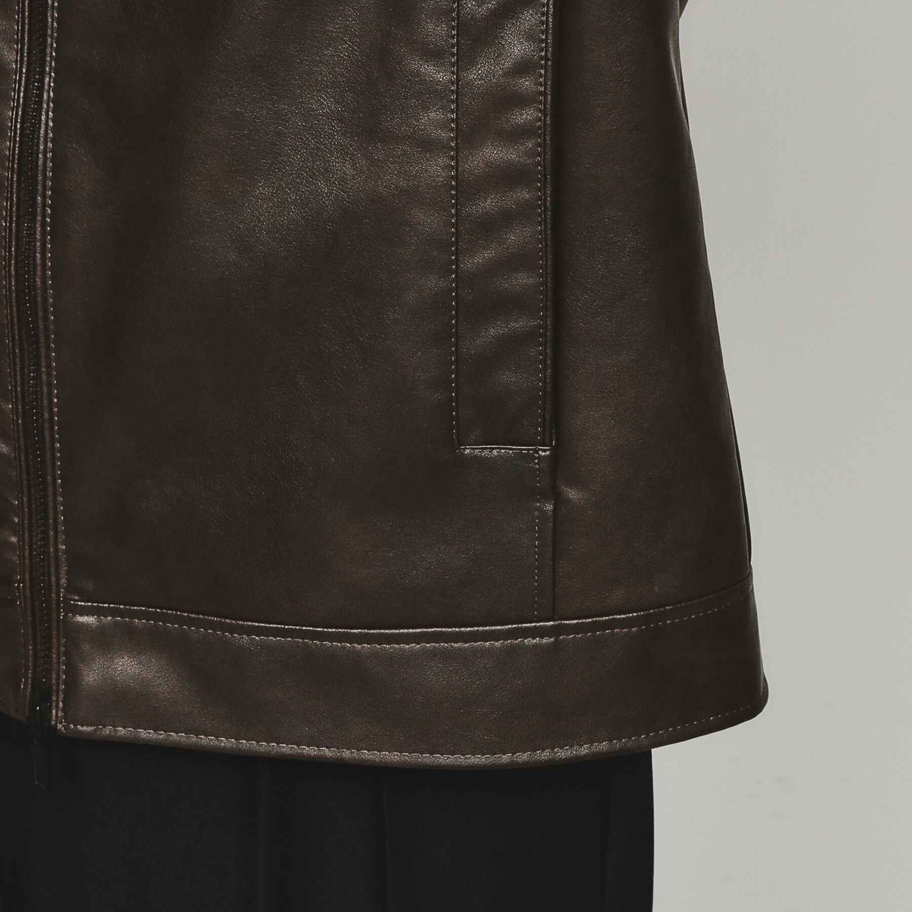 tk.TAKEO KIKUCHI「フードライダースジャケット」|ブルゾン・スタジャン|