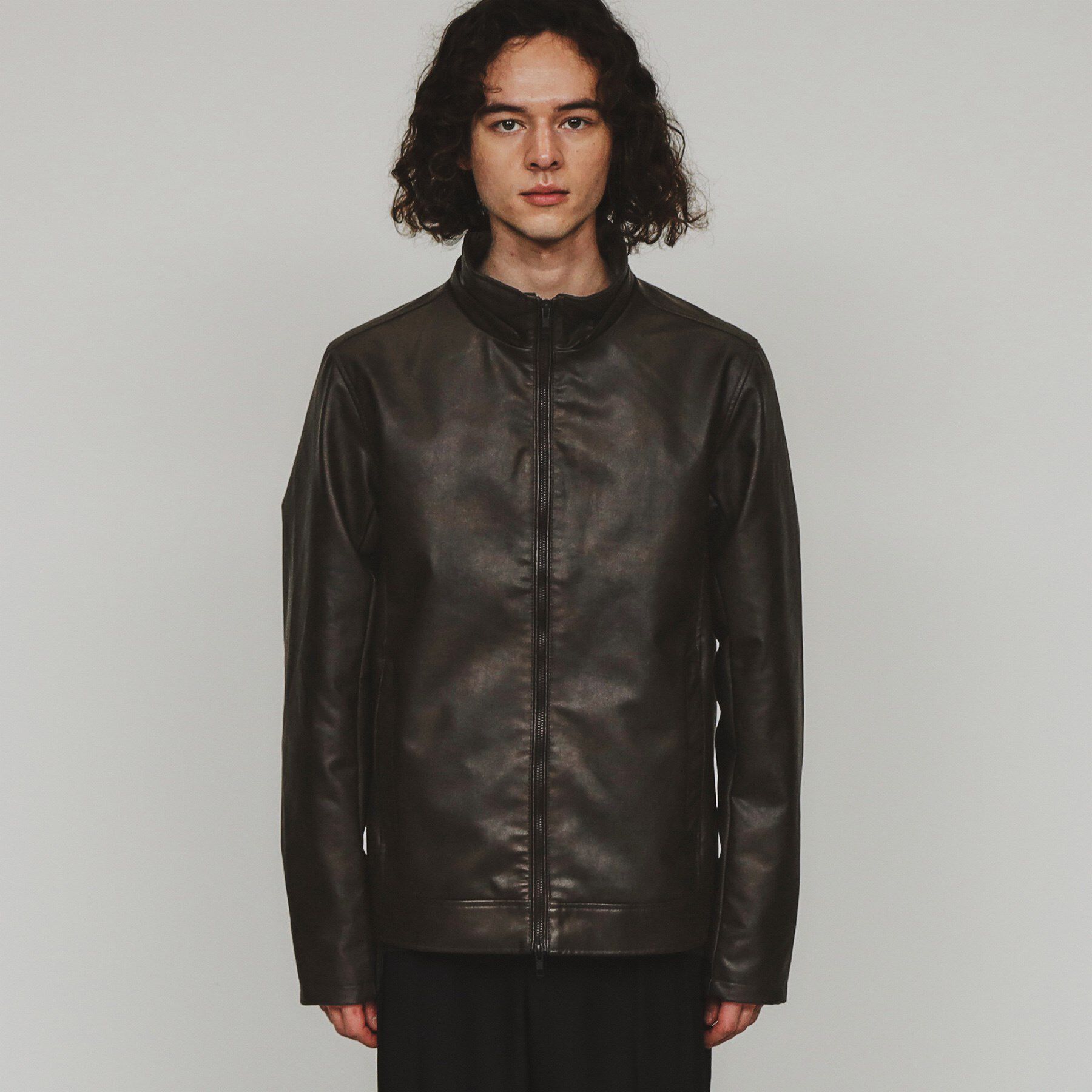 tk.TAKEO KIKUCHI「フードライダースジャケット」|ブルゾン・スタジャン|