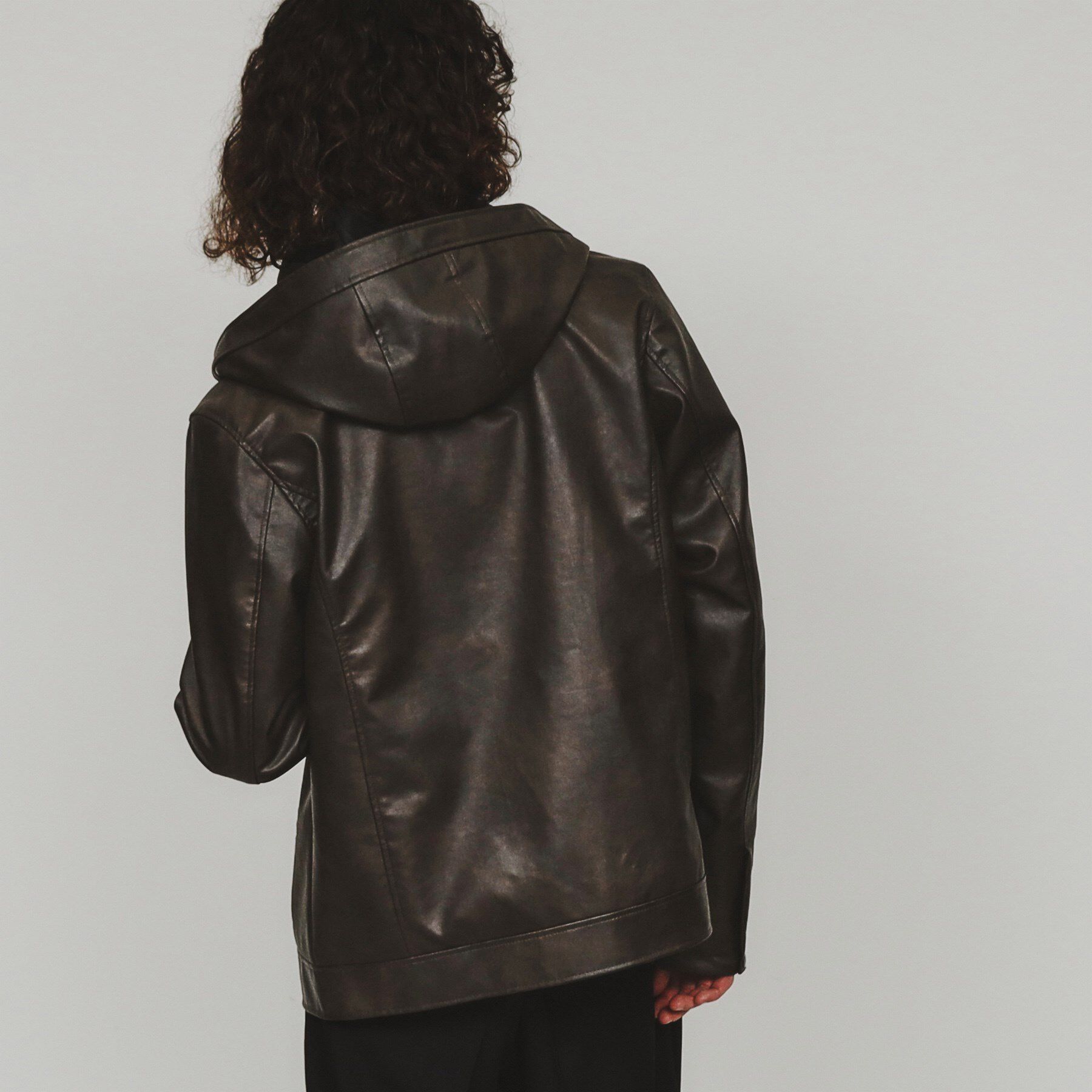 tk.TAKEO KIKUCHI「フードライダースジャケット」|ブルゾン・スタジャン|