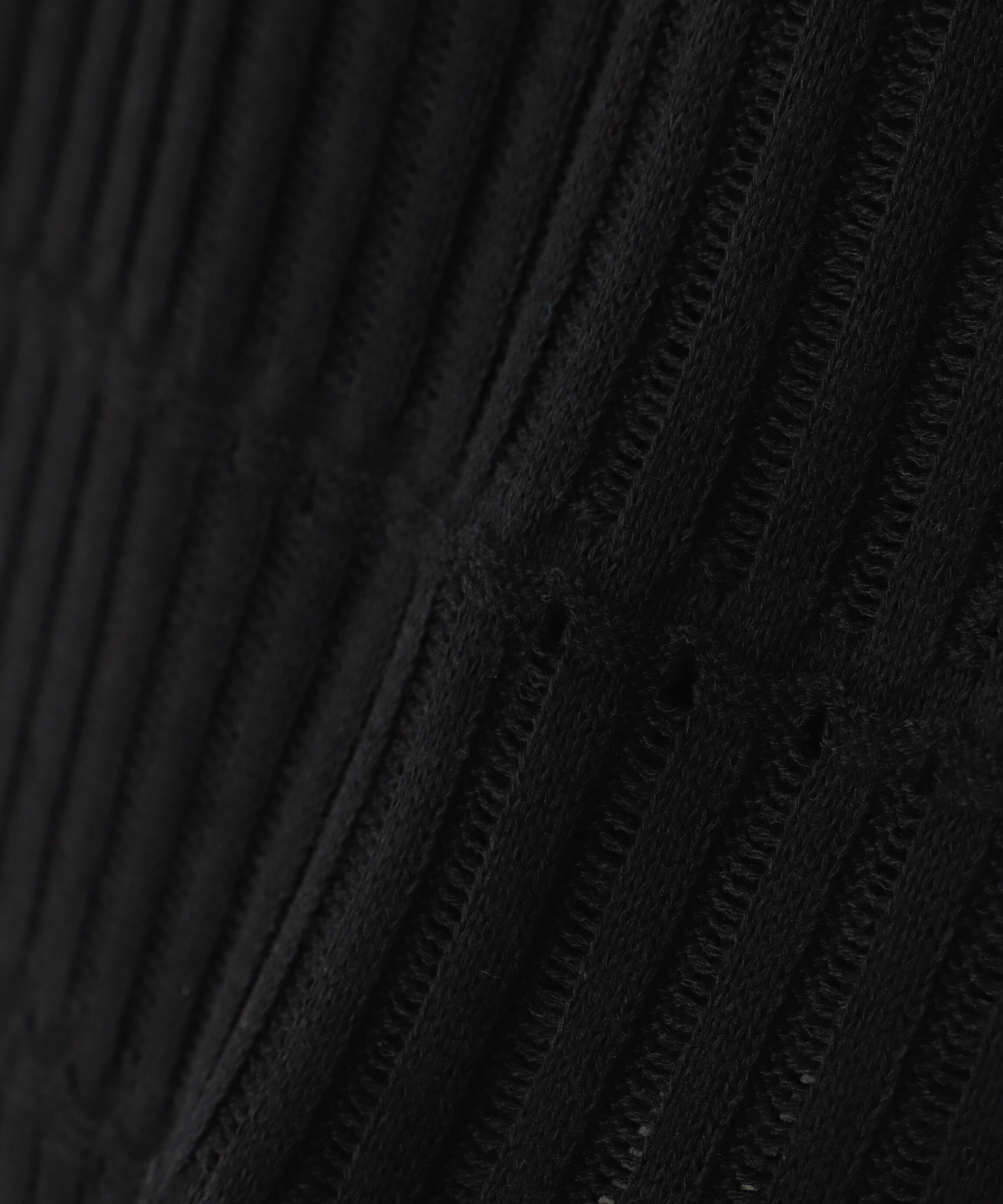  「ハリヌキ変形リブニット」|ニット・セーター|