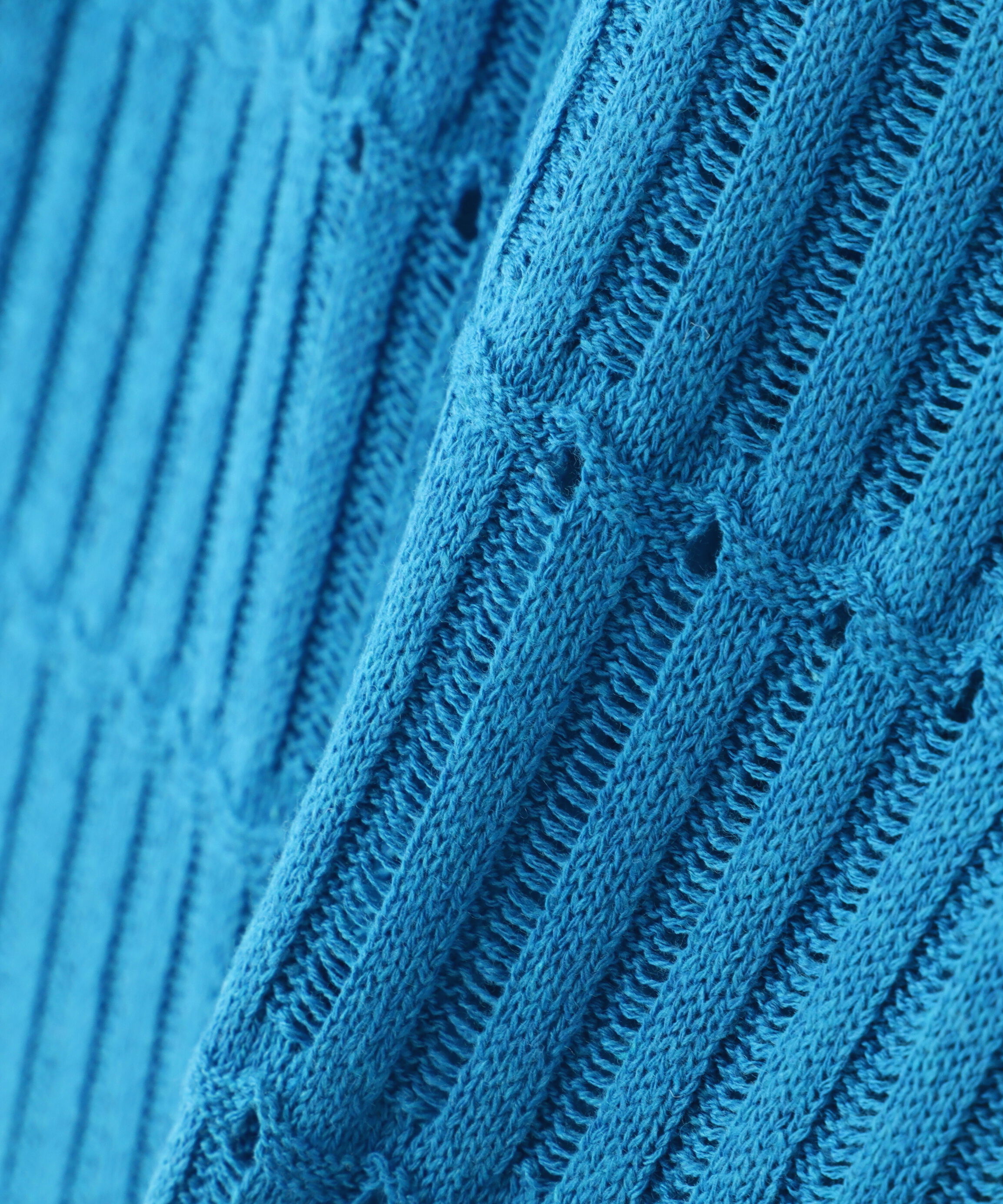  「ハリヌキ変形リブニット」|ニット・セーター|