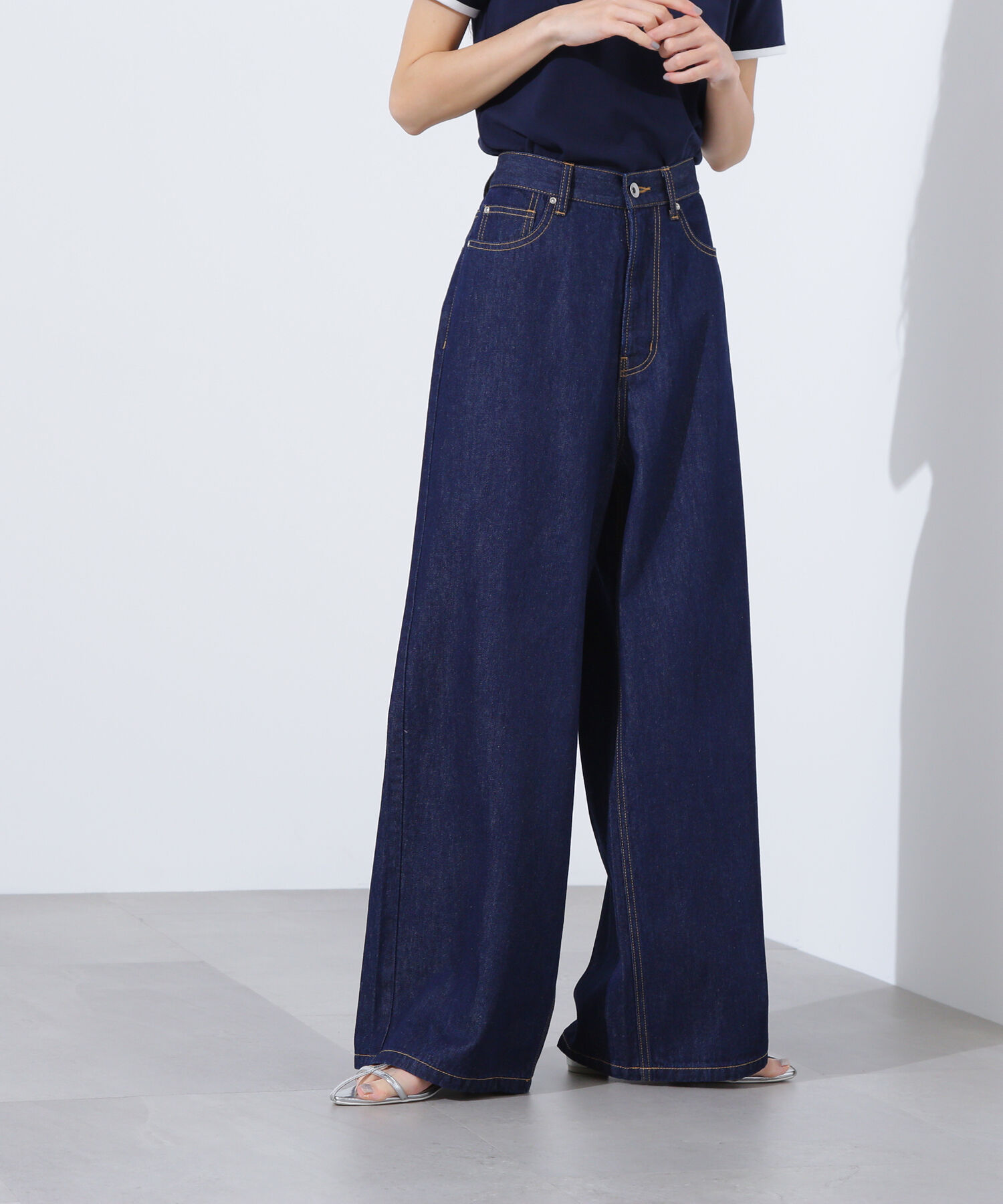  「ライトオンスワイドデニムパンツ」|その他|