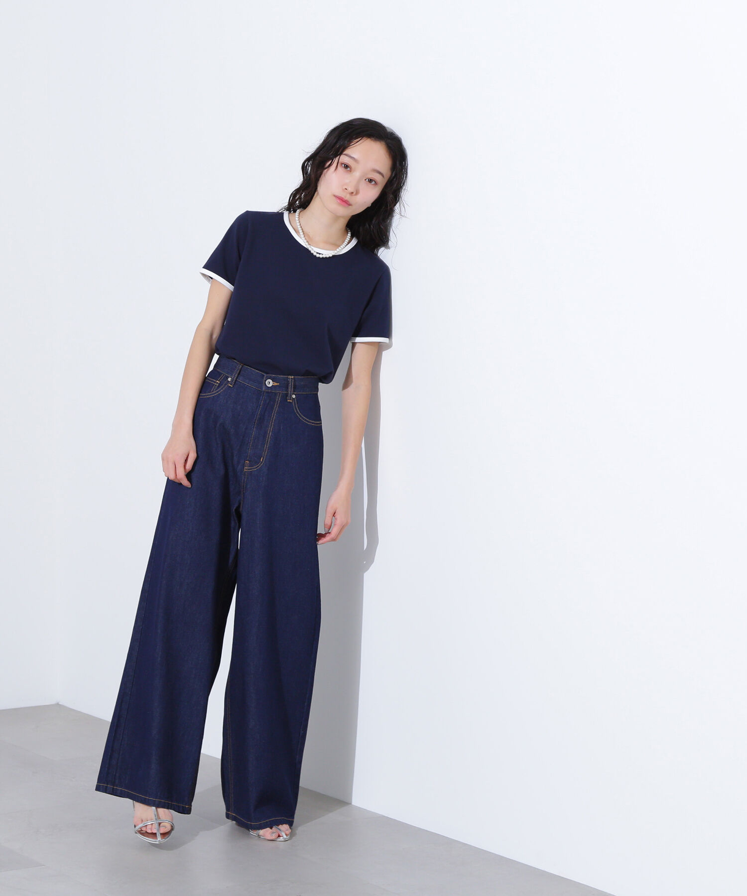  「ライトオンスワイドデニムパンツ」|その他|