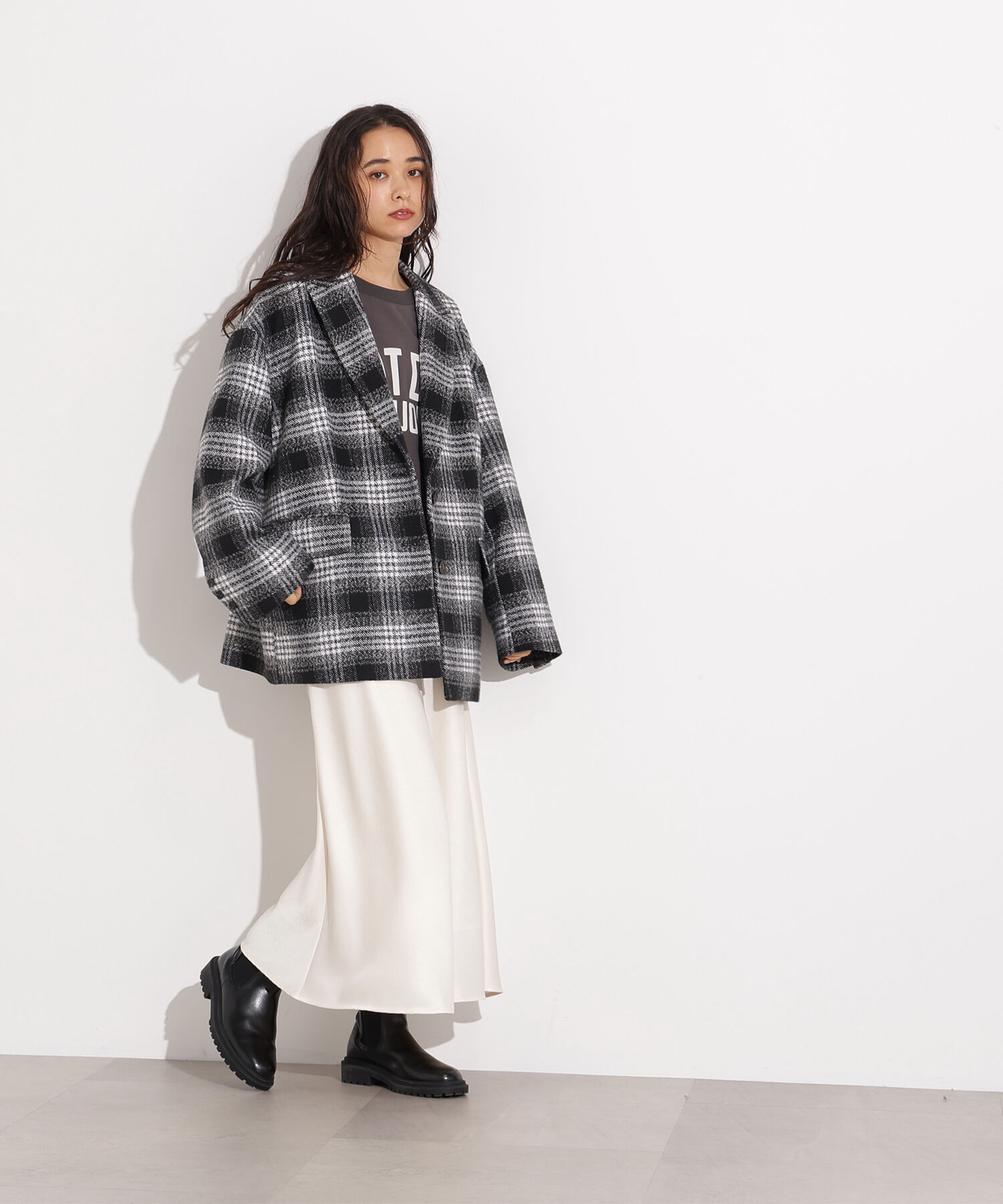  「オーバージャケットコート」|ブルゾン・スタジャン|