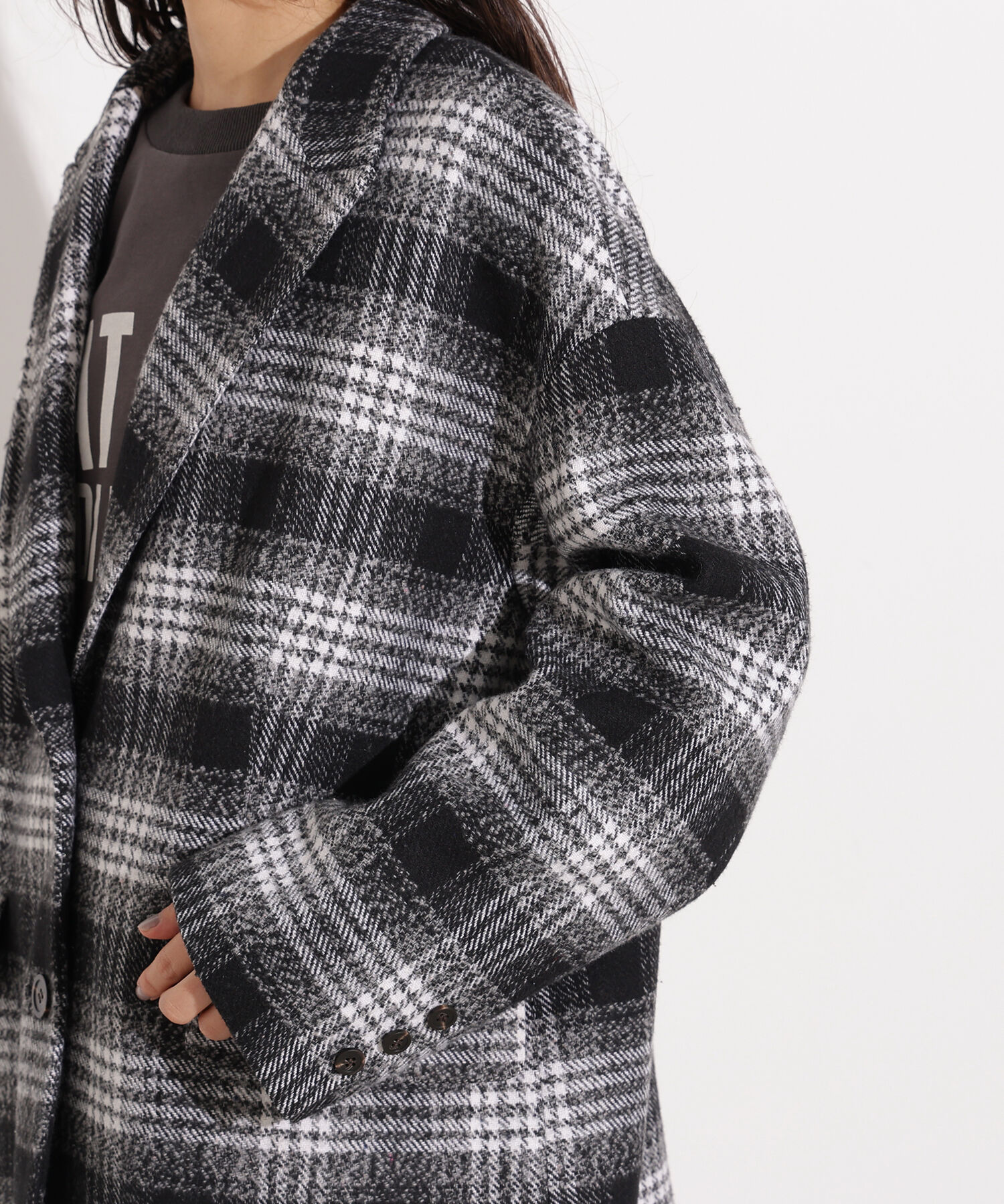  「オーバージャケットコート」|ブルゾン・スタジャン|