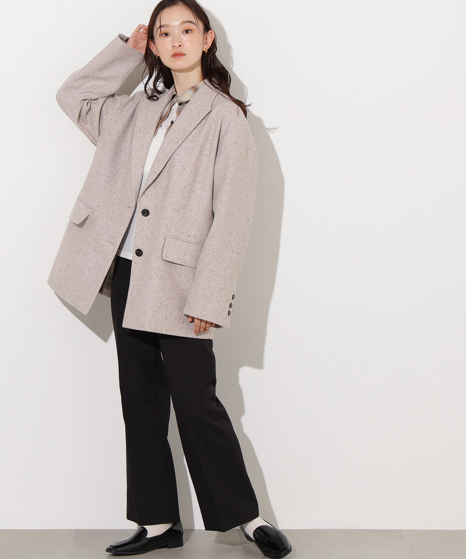  「オーバージャケットコート」|ブルゾン・スタジャン|