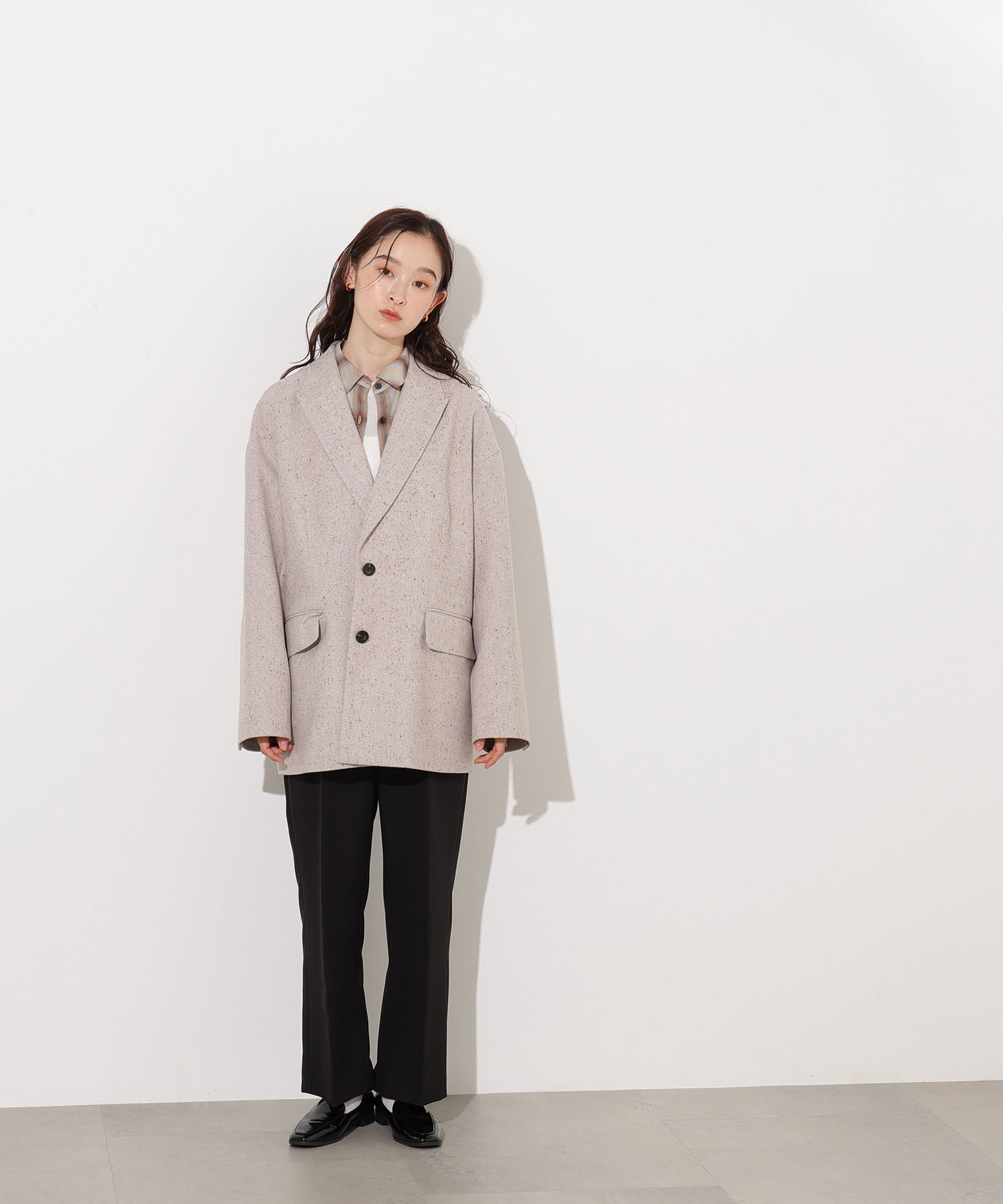  「オーバージャケットコート」|ブルゾン・スタジャン|