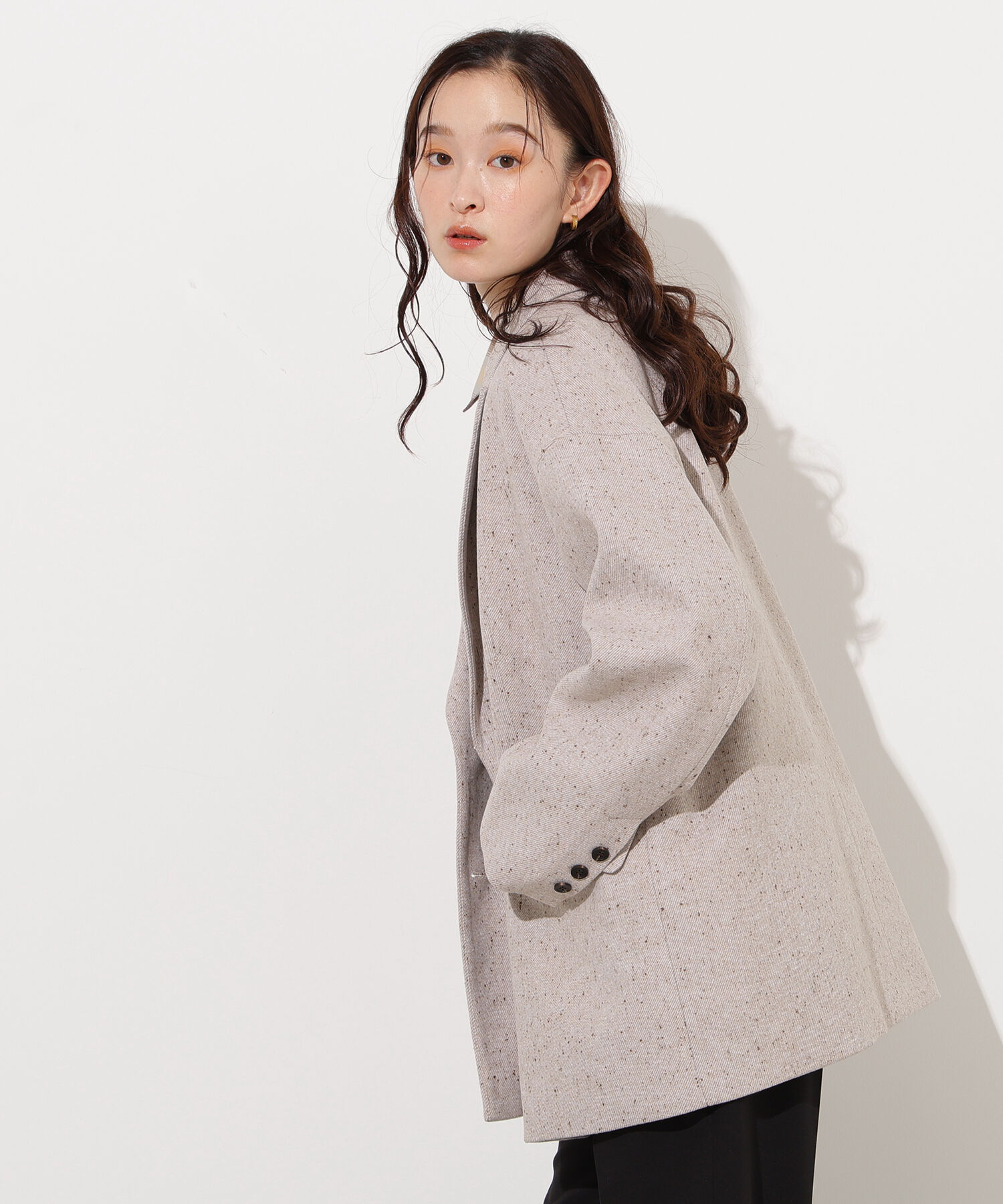  「オーバージャケットコート」|ブルゾン・スタジャン|