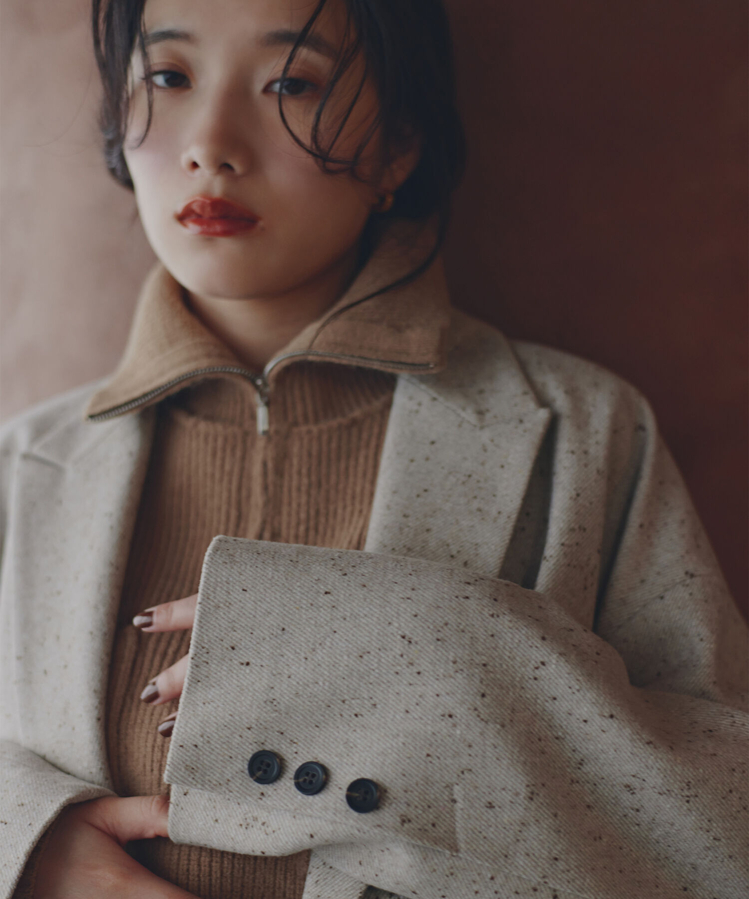  「オーバージャケットコート」|ブルゾン・スタジャン|