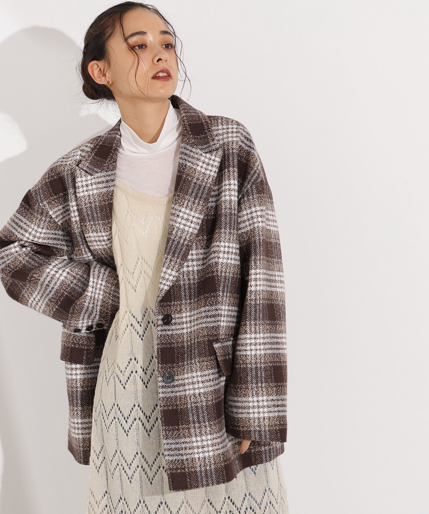  「オーバージャケットコート」|ブルゾン・スタジャン|