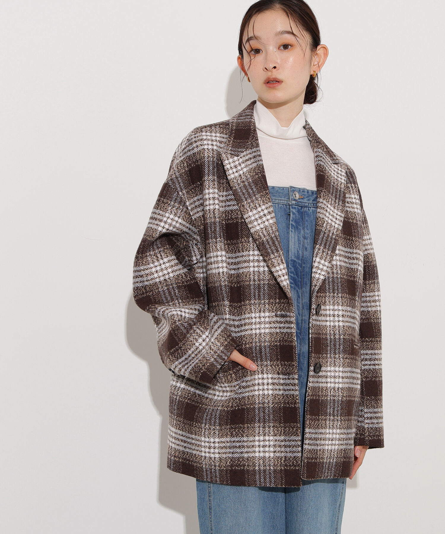  「オーバージャケットコート」|ブルゾン・スタジャン|