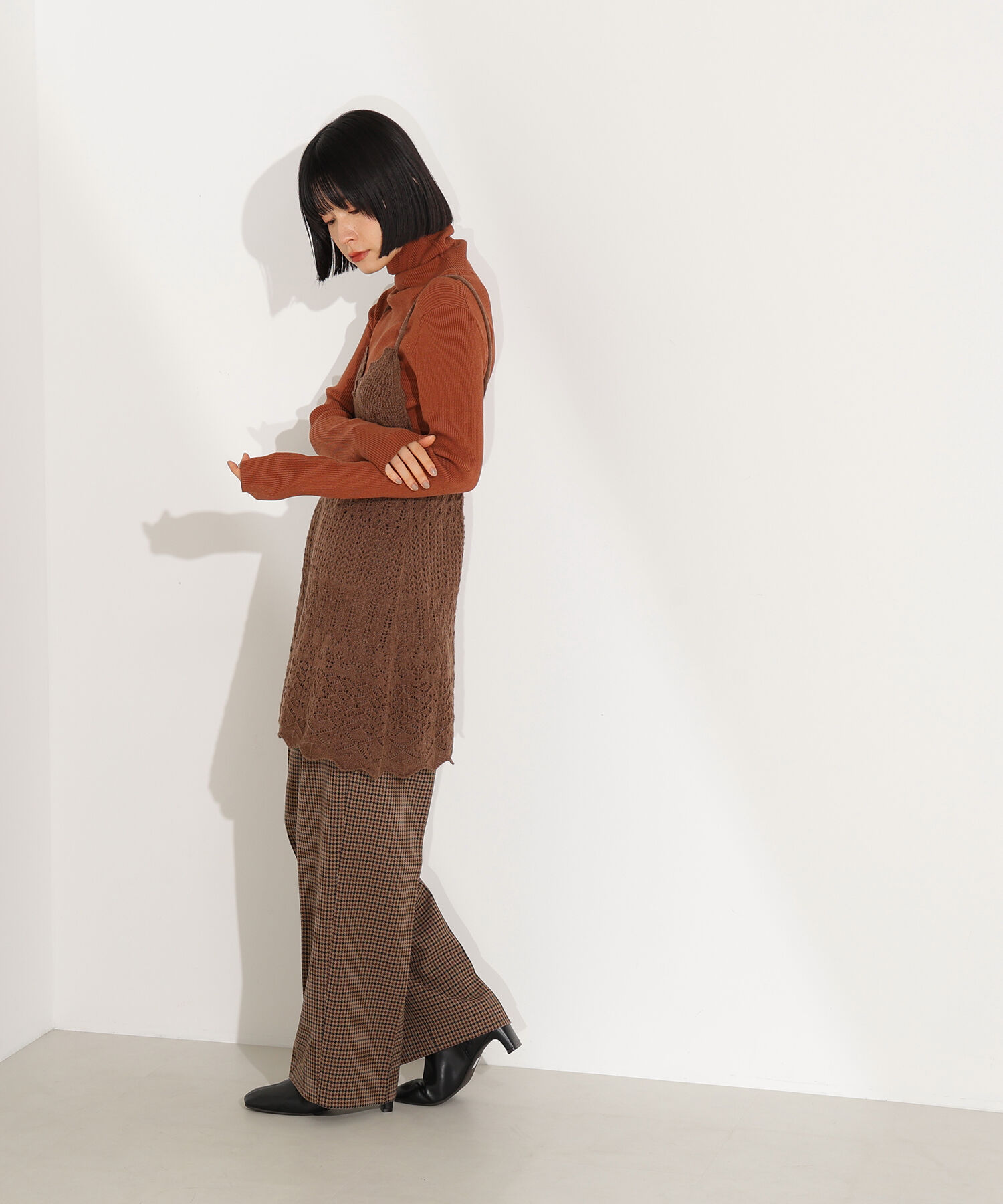  「カギアミ風ヘアリーニットビスチェ」|ニット・セーター|