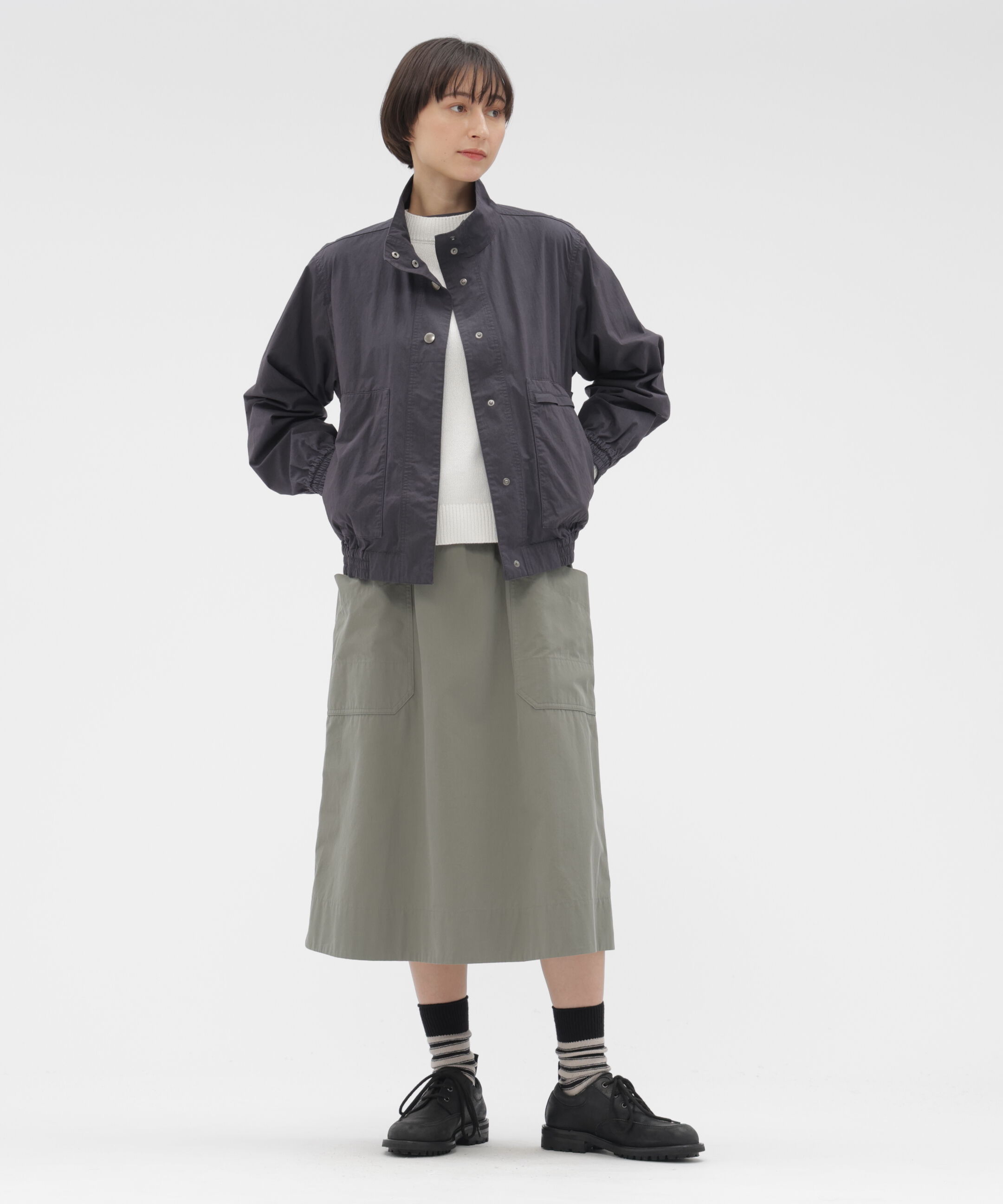 MHL.「COTTON CUPRA PLAINWEAVE SKIRT」|スカート|SAGE7