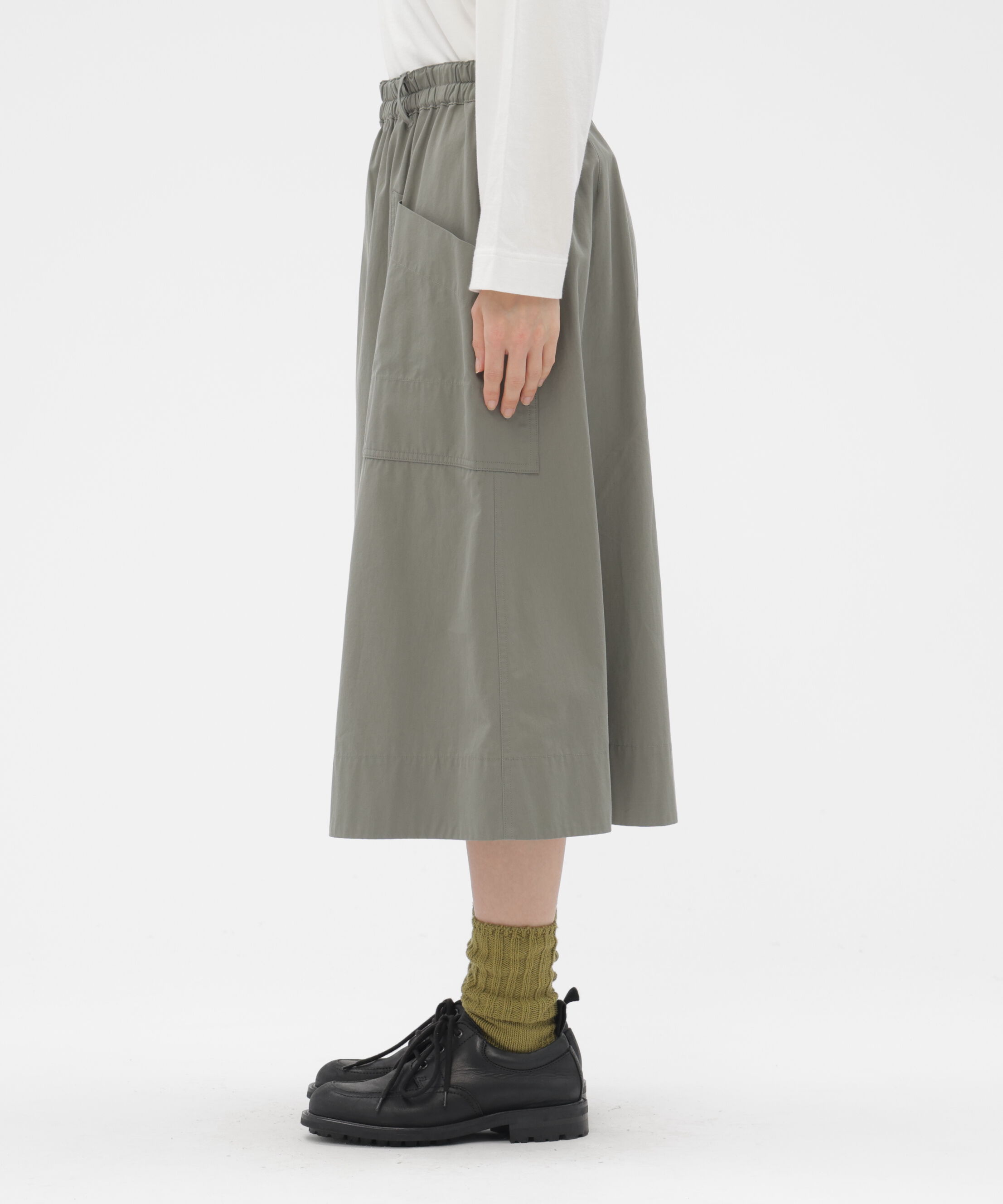 MHL.「COTTON CUPRA PLAINWEAVE SKIRT」|スカート|