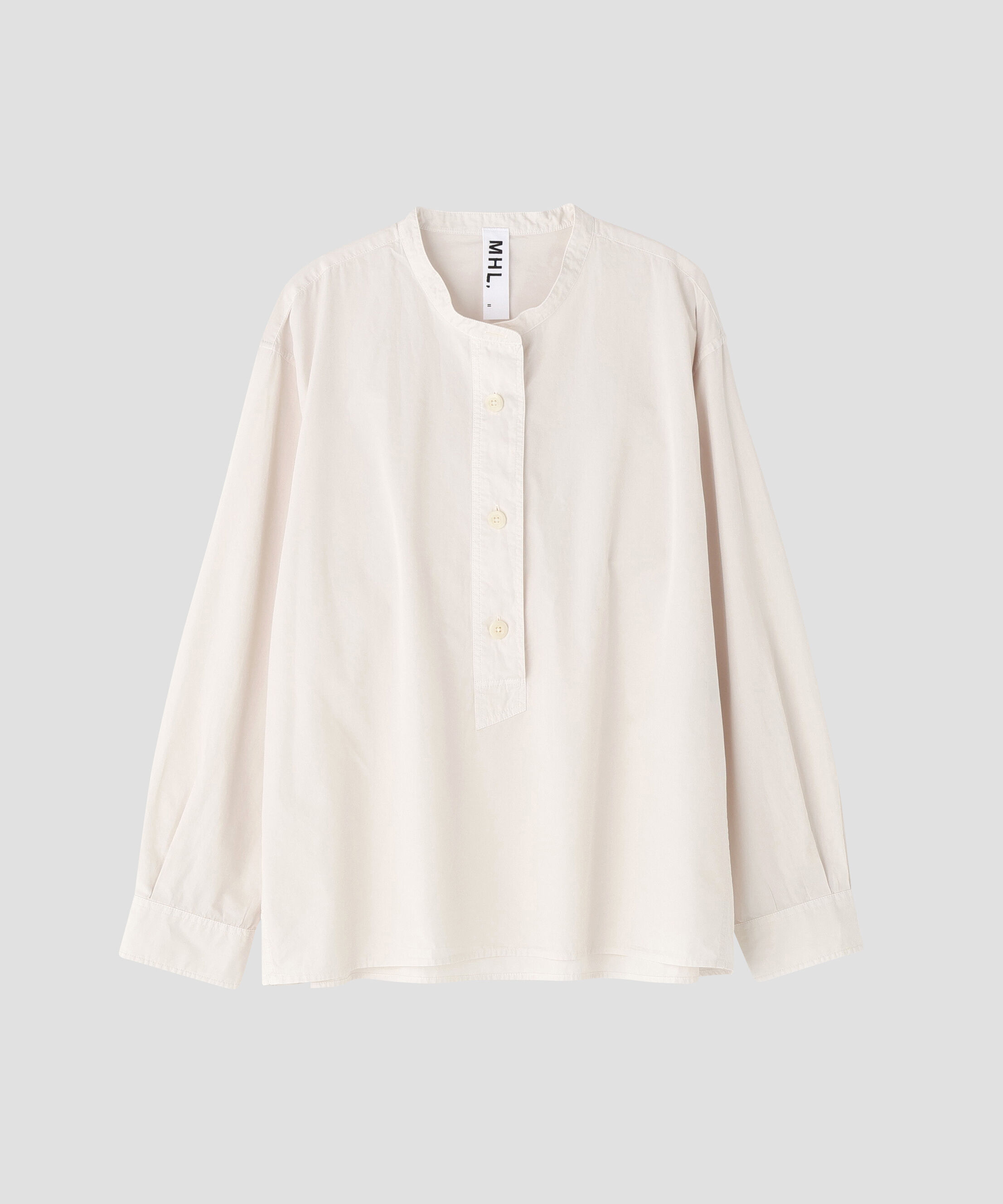 MHL.「COMPACT COTTON POPLIN SHIRT」|シャツ・ブラウス|