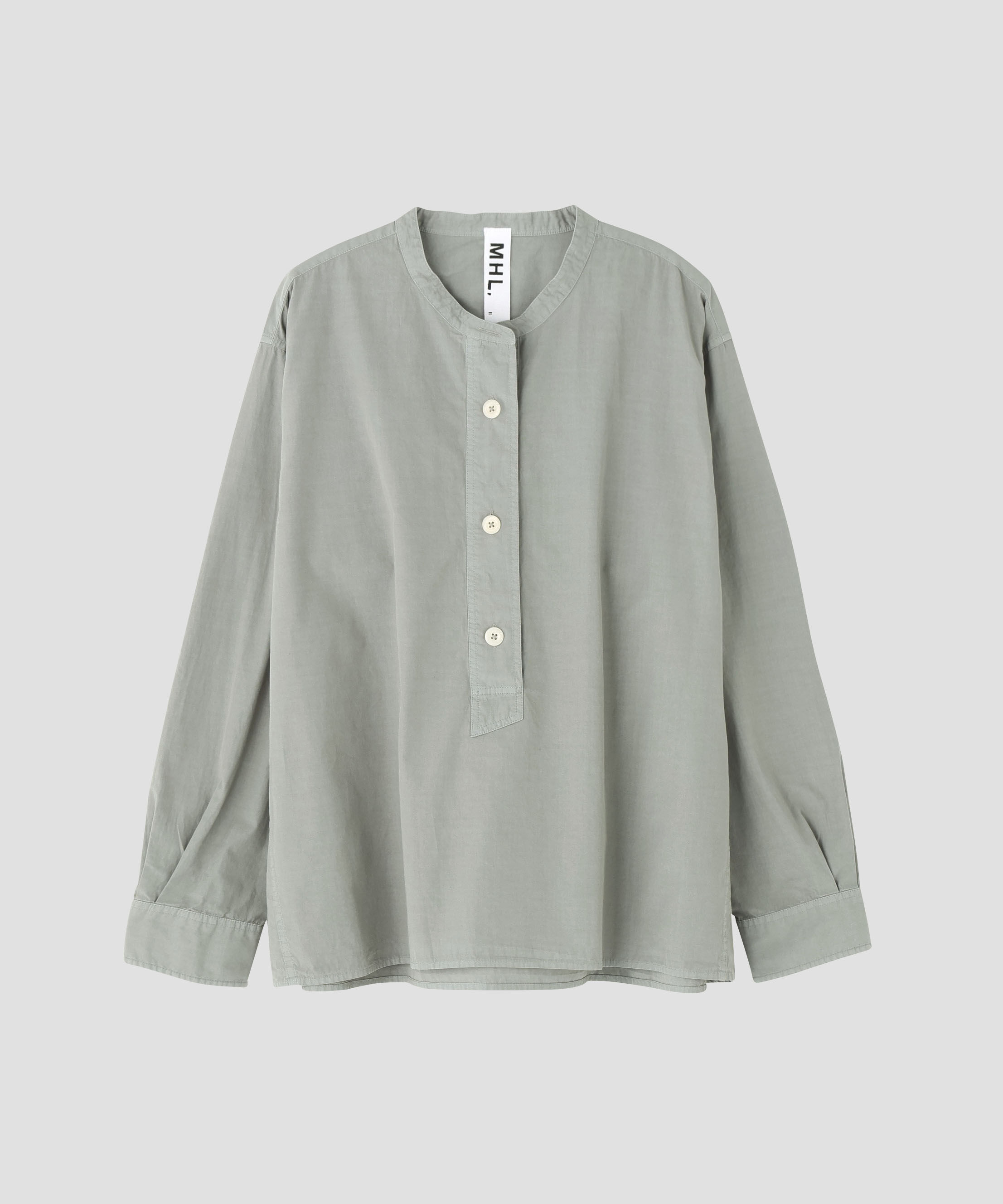 MHL.「COMPACT COTTON POPLIN SHIRT」|シャツ・ブラウス|