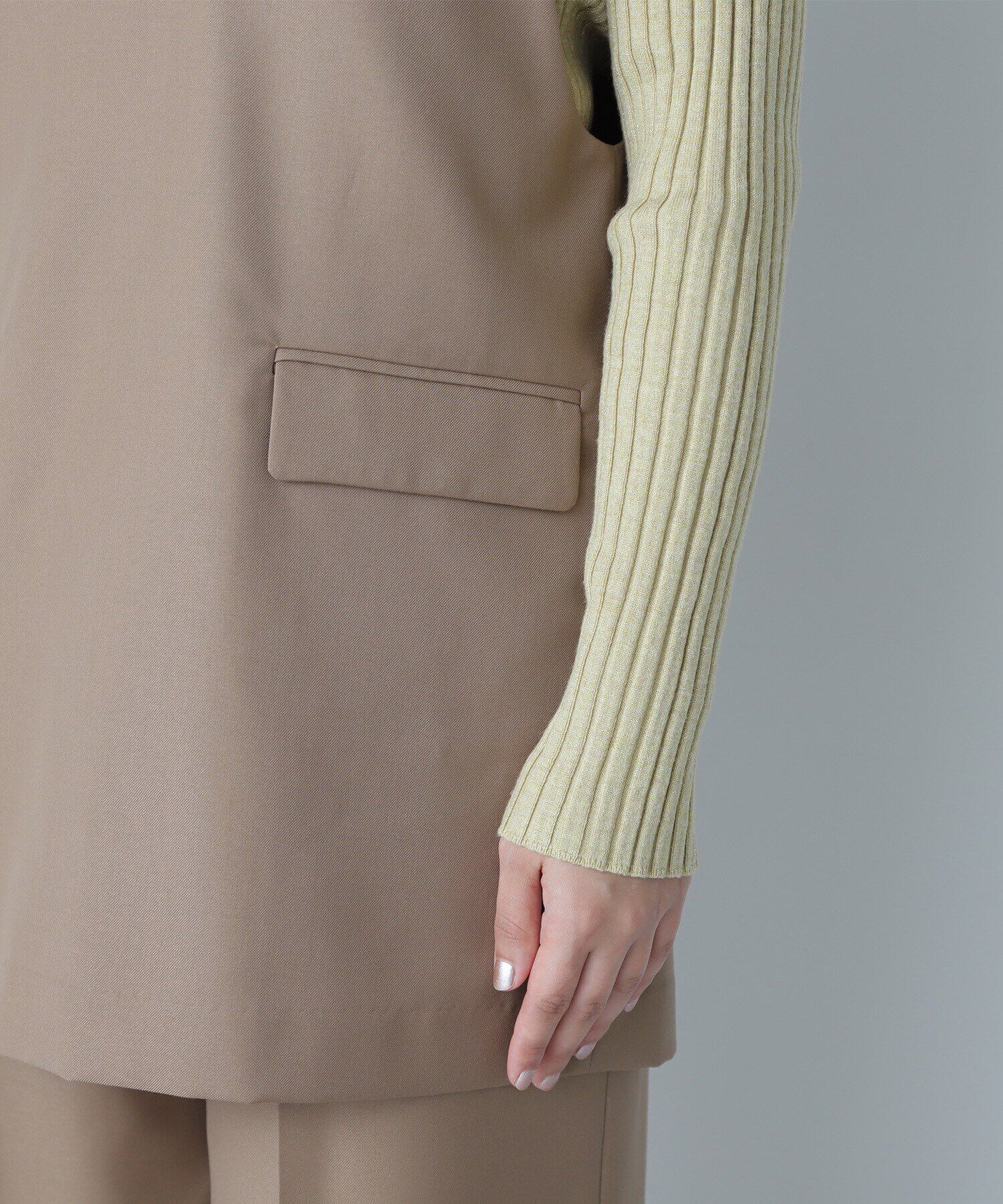  「Uネックチュニック＆ワイドパンツ」|ワンピース|