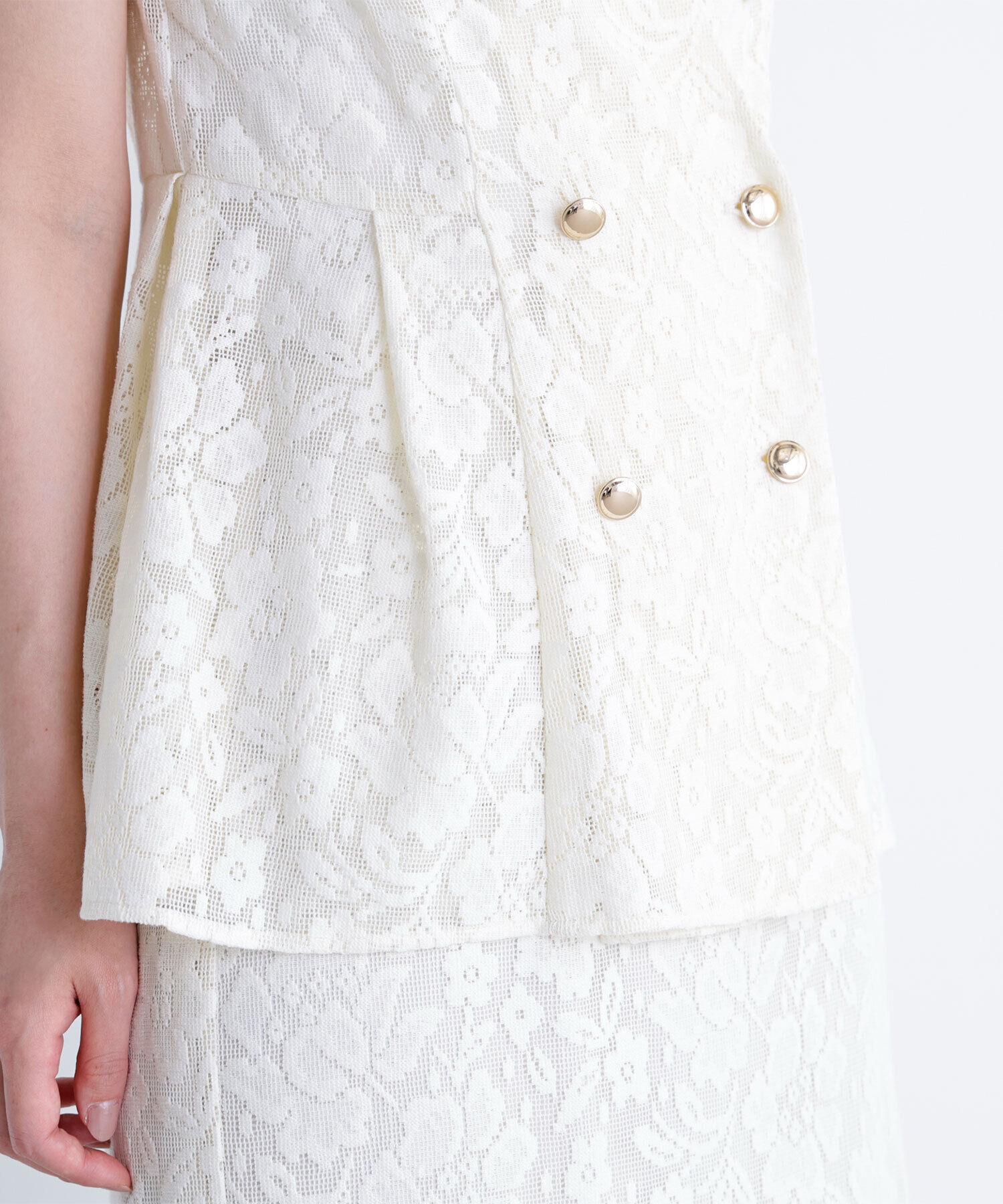  「メッシュレース SETUP ジレ」|ブルゾン・スタジャン|