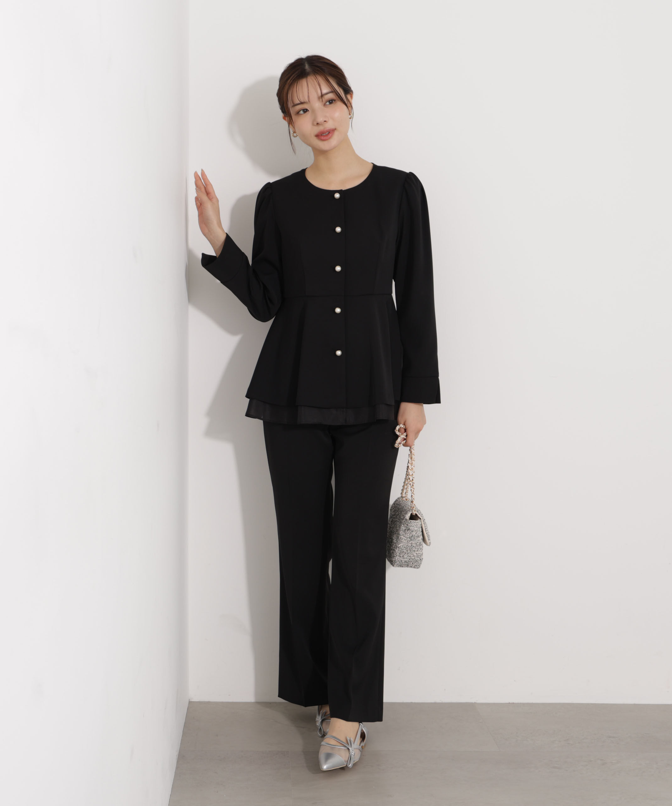 PROPORTION BODY DRESSING「美フレアパンツ」|その他|ブラック