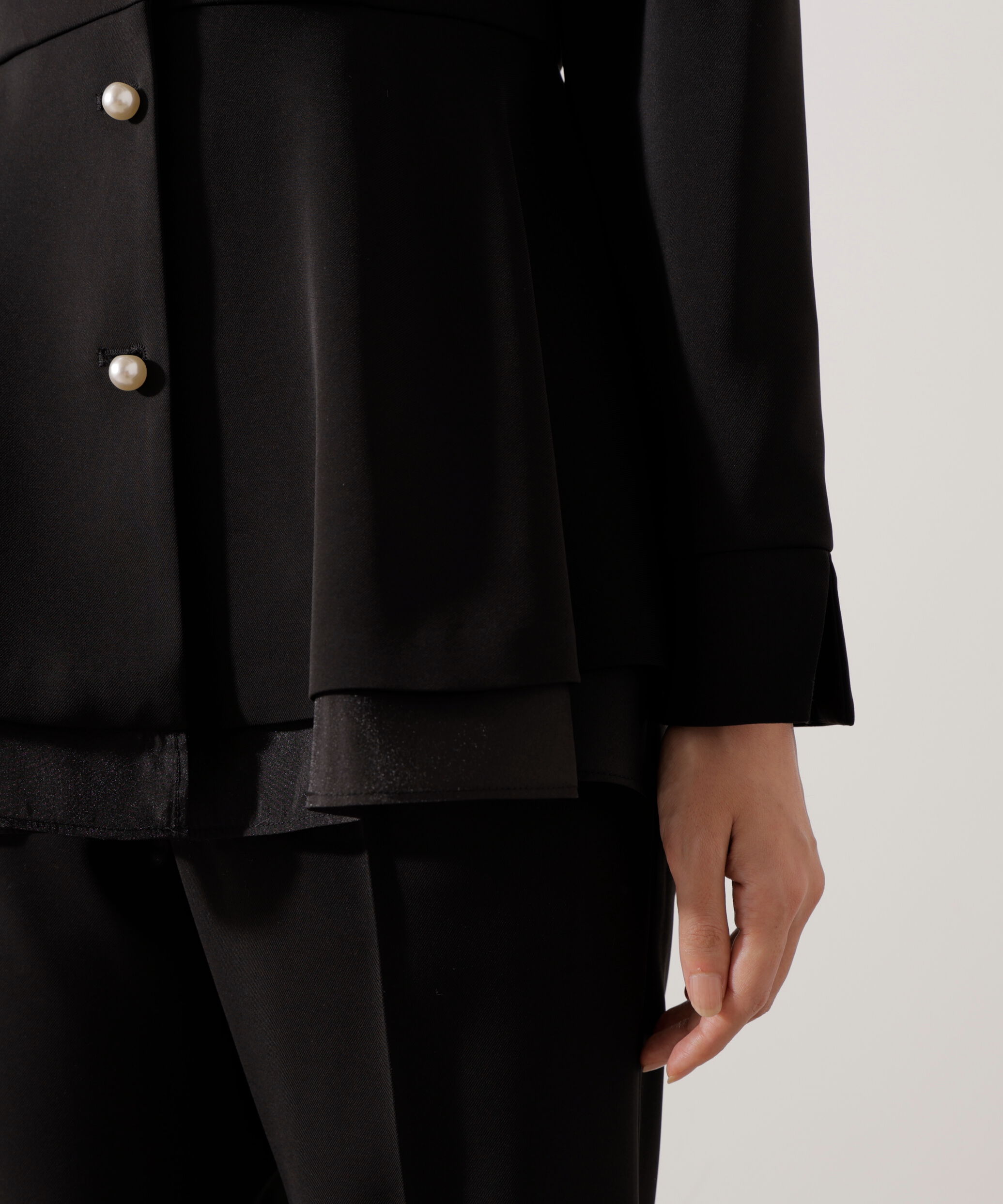 PROPORTION BODY DRESSING「ペプラムジャケット」|ブルゾン・スタジャン|