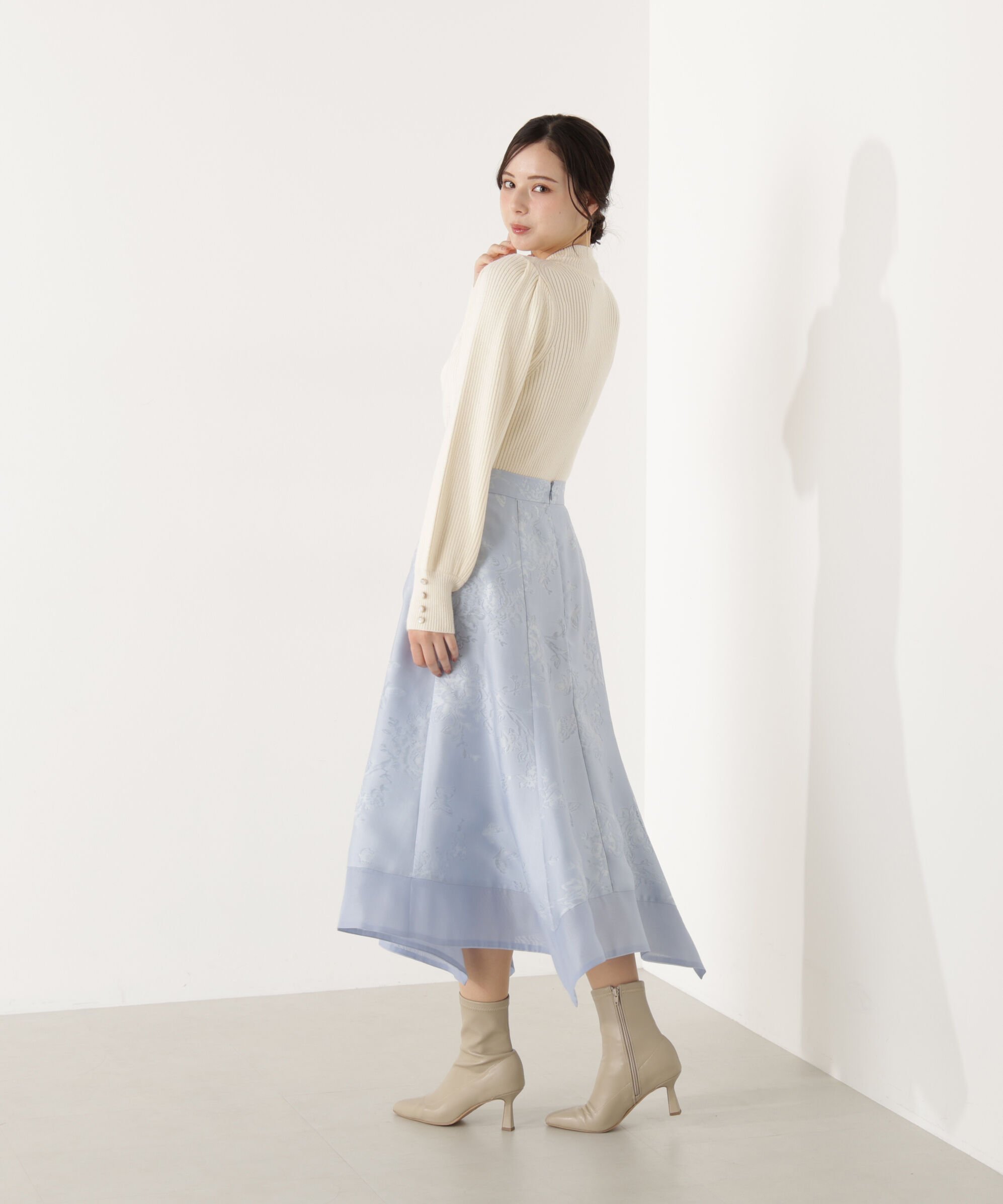 PROPORTION BODY DRESSING「ハンカチーフヘムスカート」|スカート|