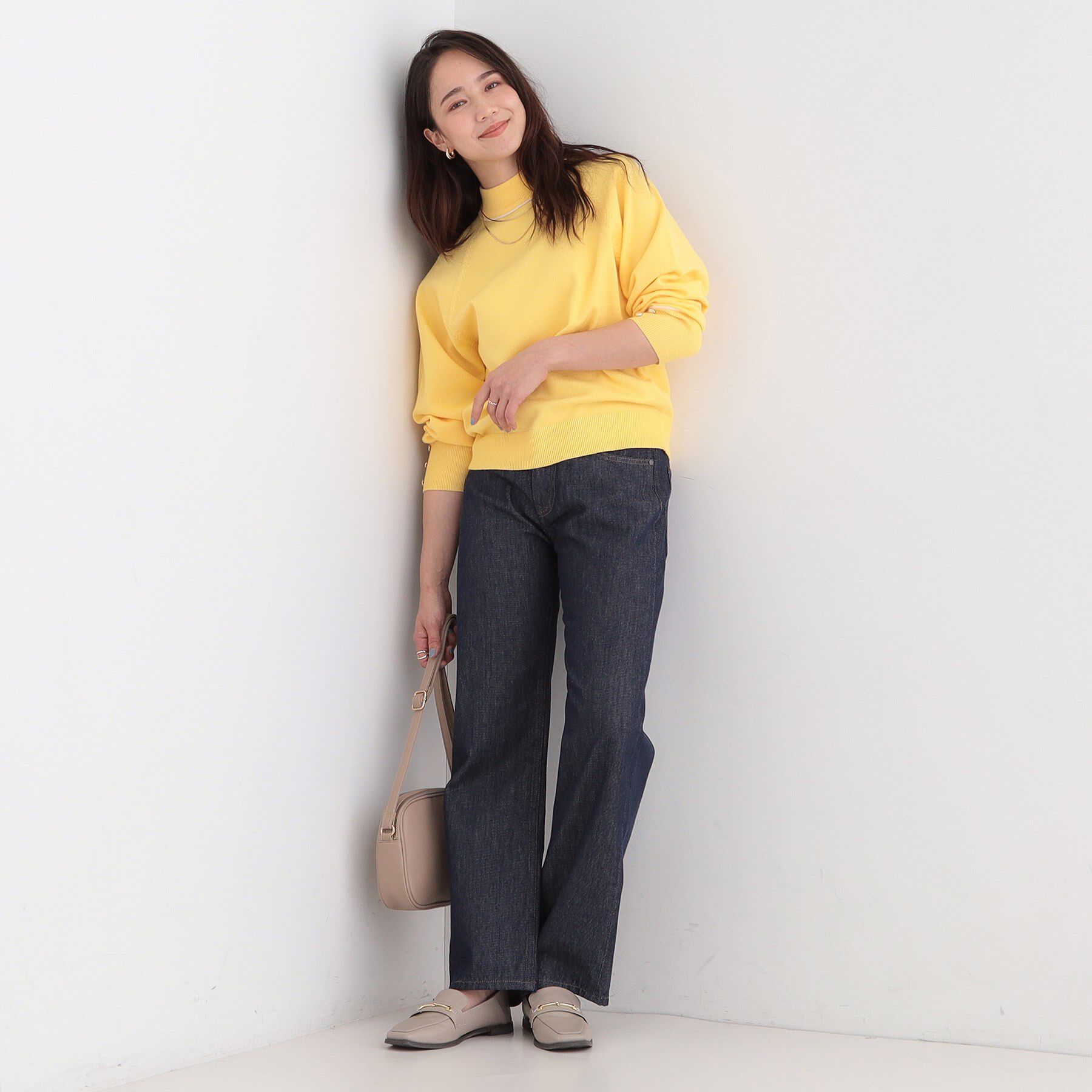 SHOO･LA･RUE「【SHOO・LA・RUE DENIM】程よいゆとりの ストレートパンツ」|デニム|