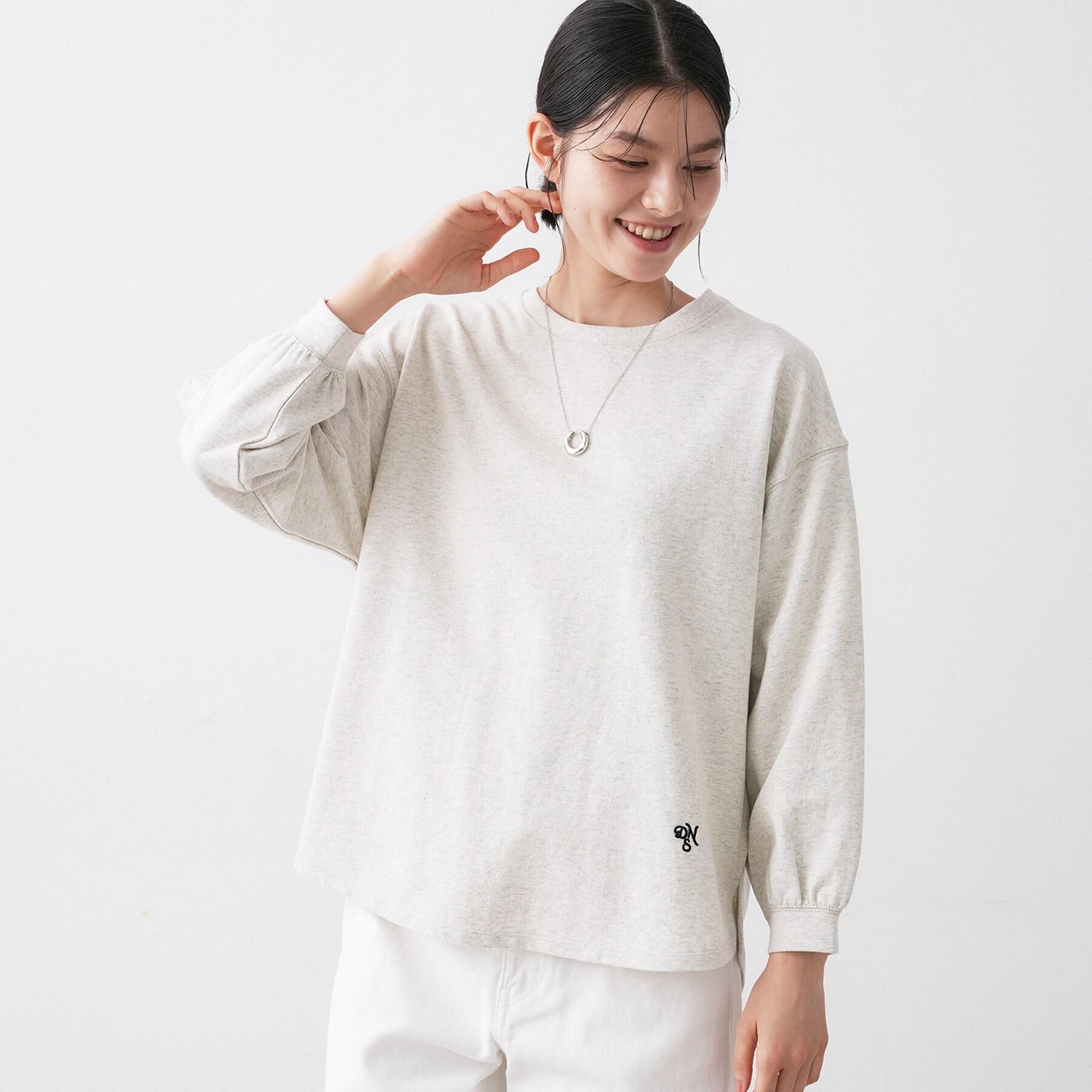 Dessin「【360度可愛い・洗える】バックヘンリーカットソー」|Tシャツ・カットソー|ライトベージュ(05