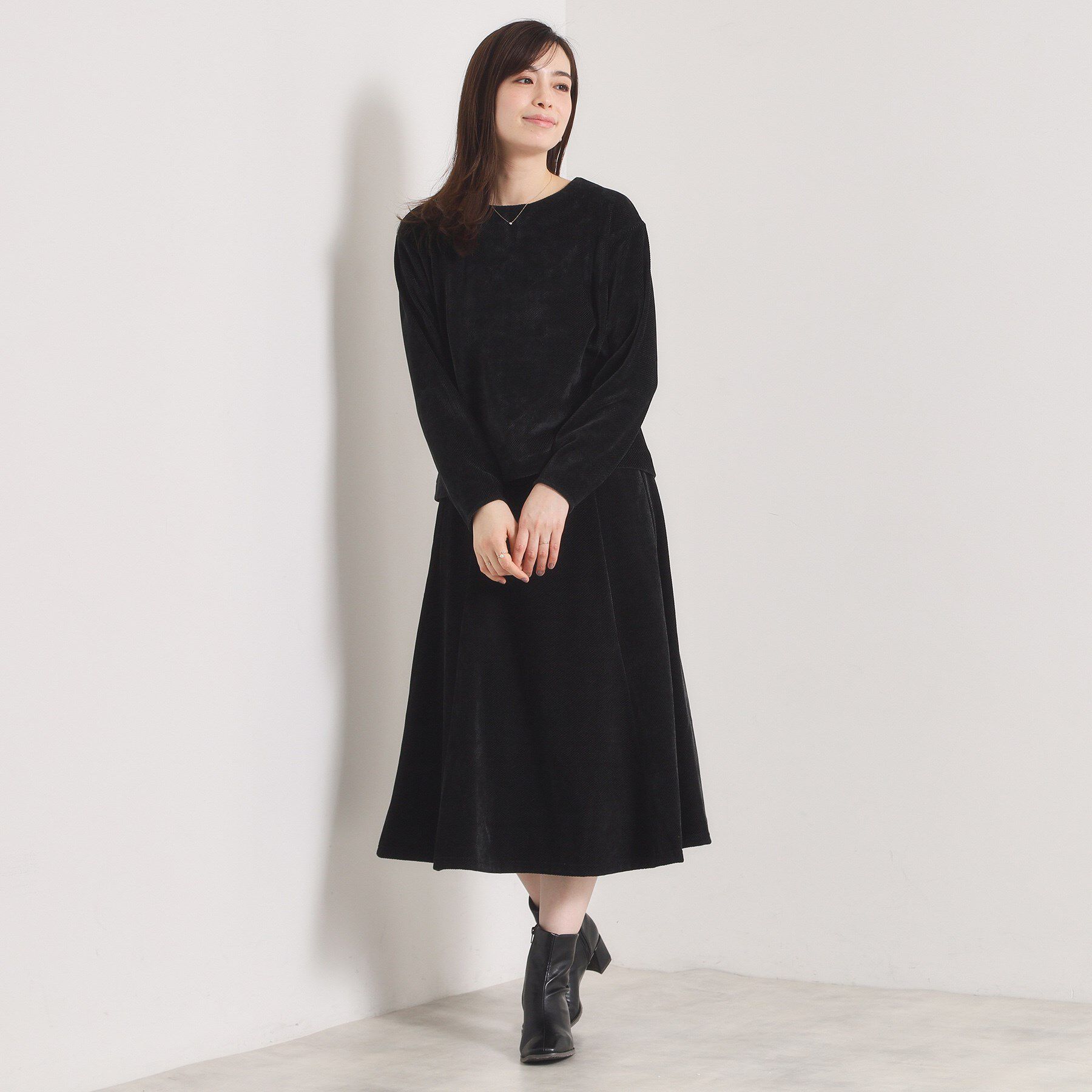 ITS&rsquo;DEMO「【手洗い可／セットアップ可】カットツイルスカート」|スカート|