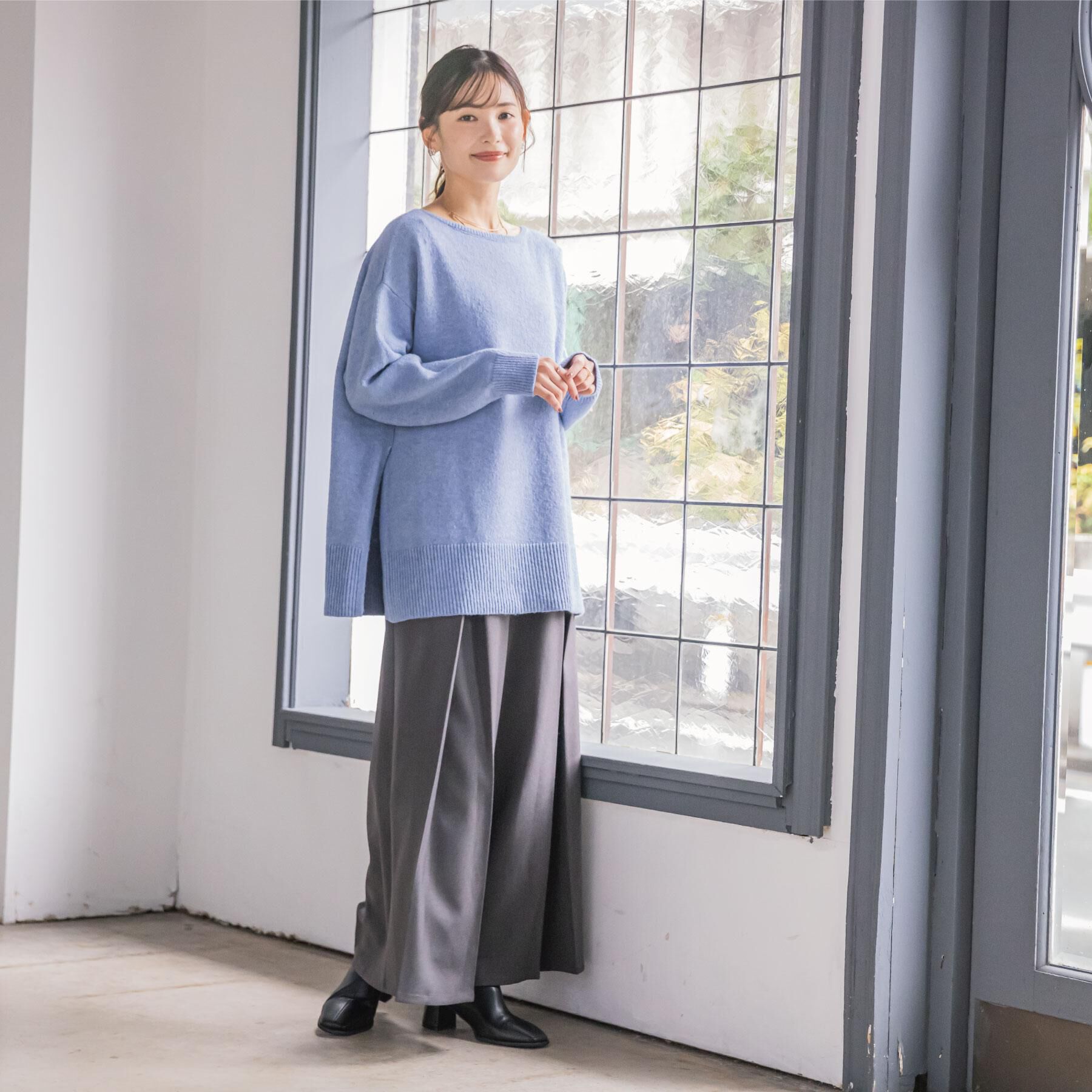 ITS&rsquo;DEMO「【手洗い可】ビッグシルエットニット」|ニット・セーター|