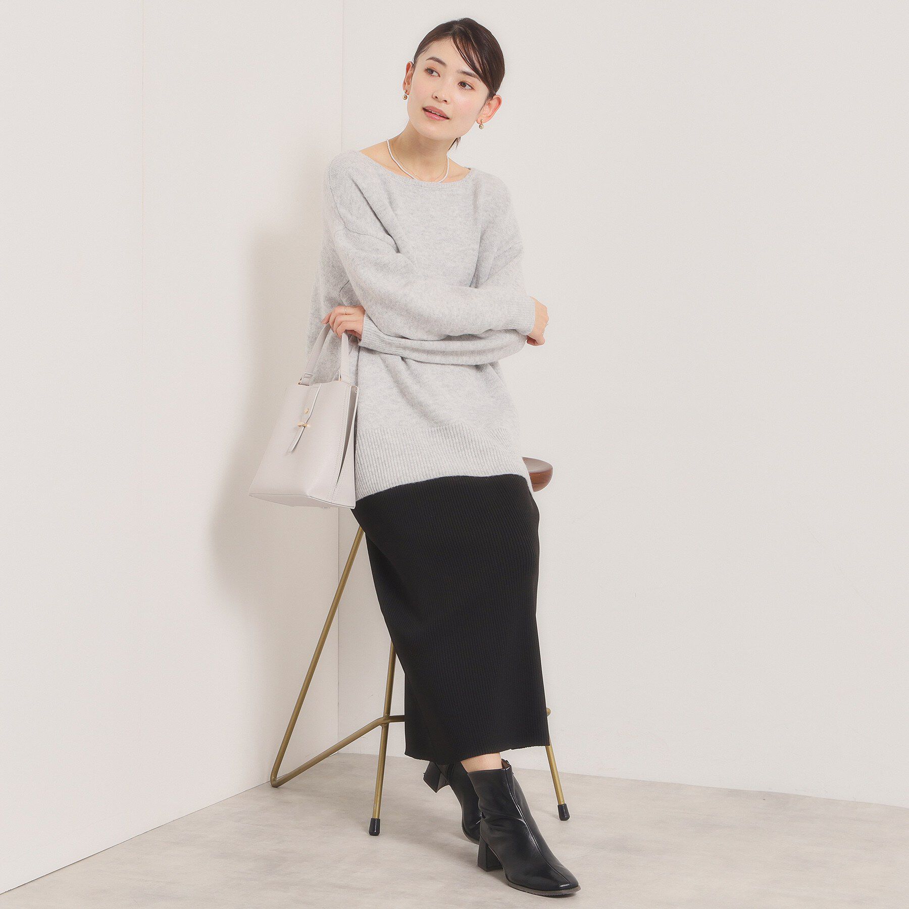 ITS&rsquo;DEMO「【手洗い可】ビッグシルエットニット」|ニット・セーター|