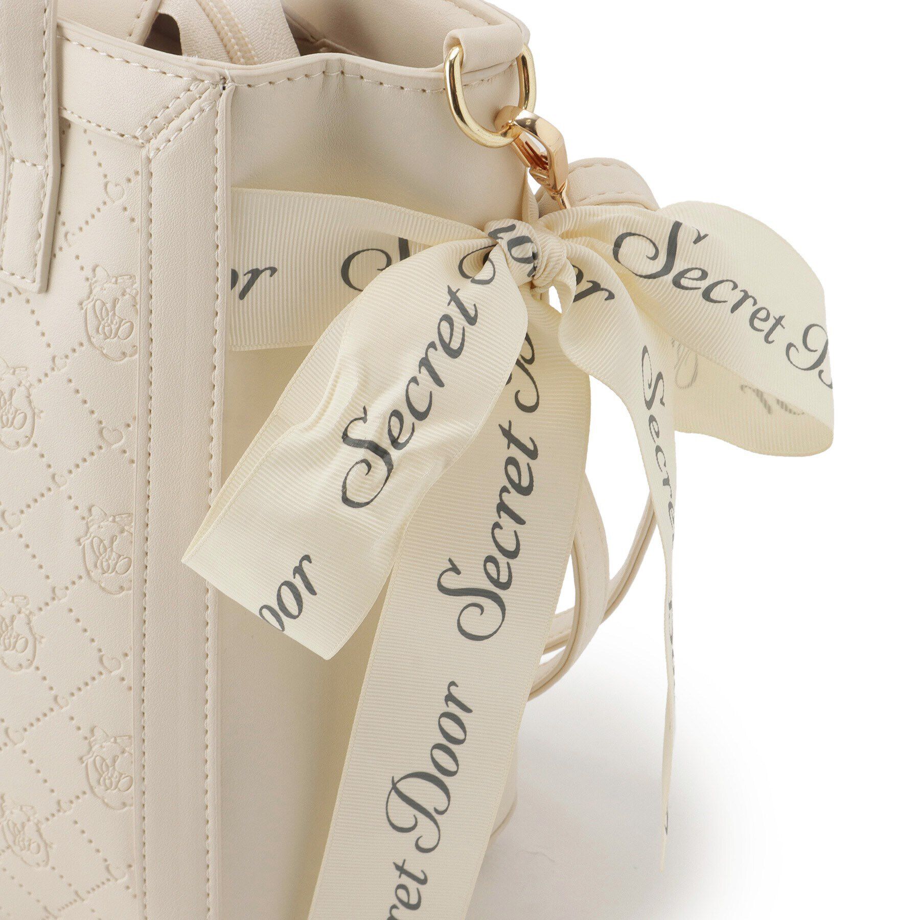 Ober Tashe「2WAY トートバッグ ショルダーバッグ スクエア リボン」|トートバッグ|