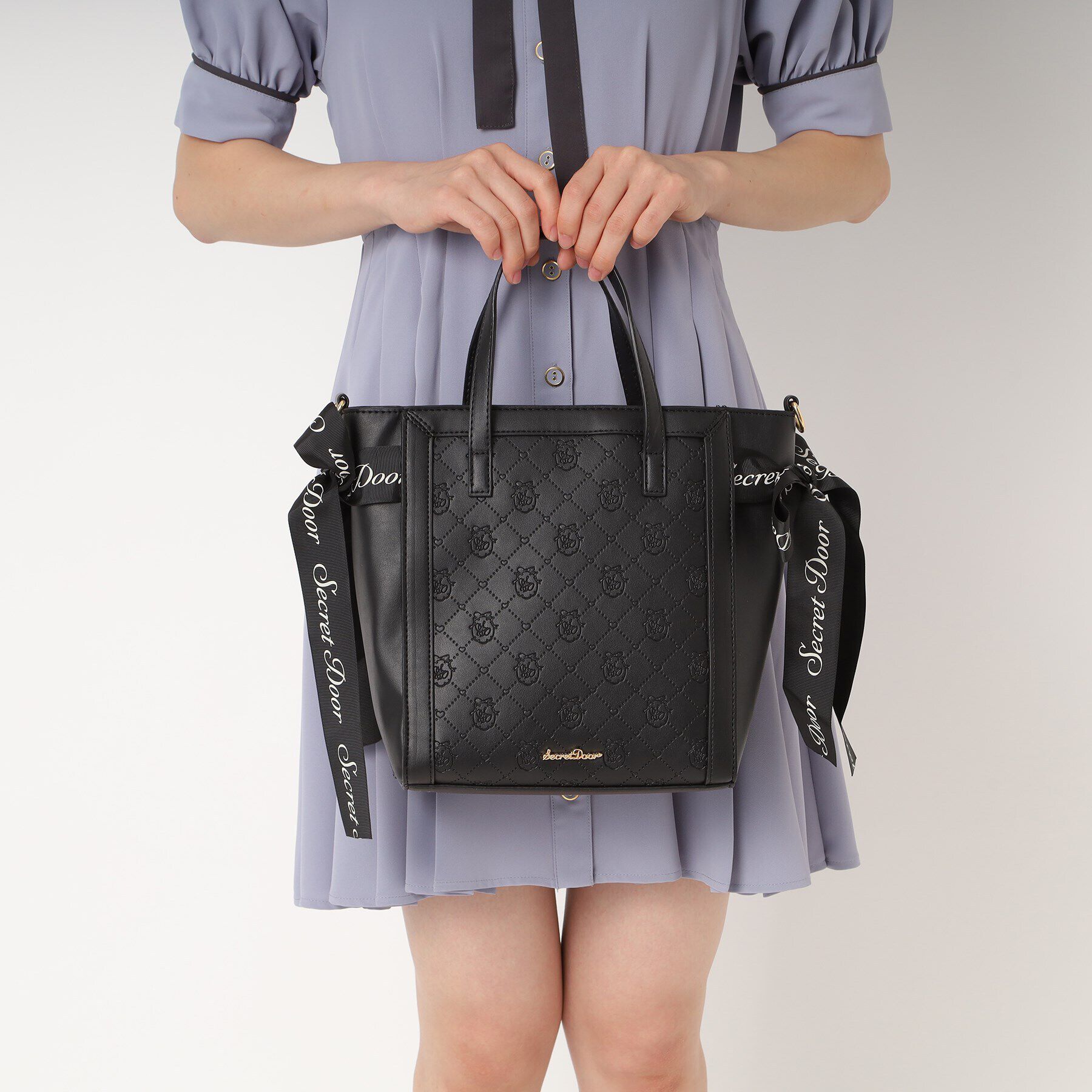 Ober Tashe「2WAY トートバッグ ショルダーバッグ スクエア リボン」|トートバッグ|