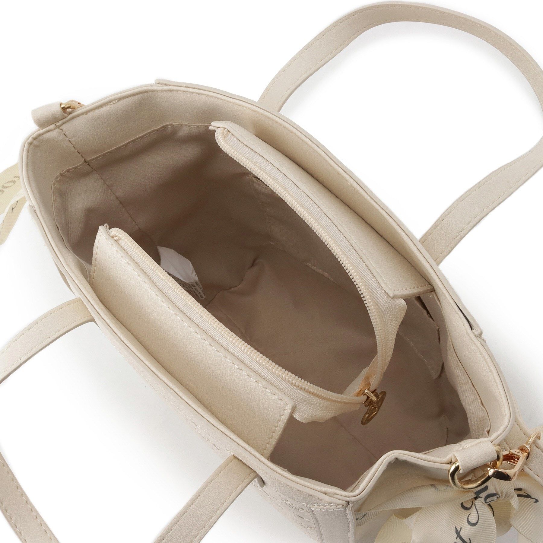 Ober Tashe「2WAY トートバッグ ショルダーバッグ スクエア リボン」|トートバッグ|