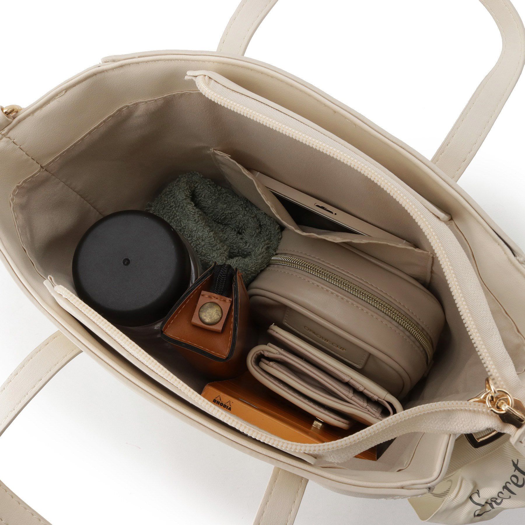 Ober Tashe「2WAY トートバッグ ショルダーバッグ スクエア リボン」|トートバッグ|