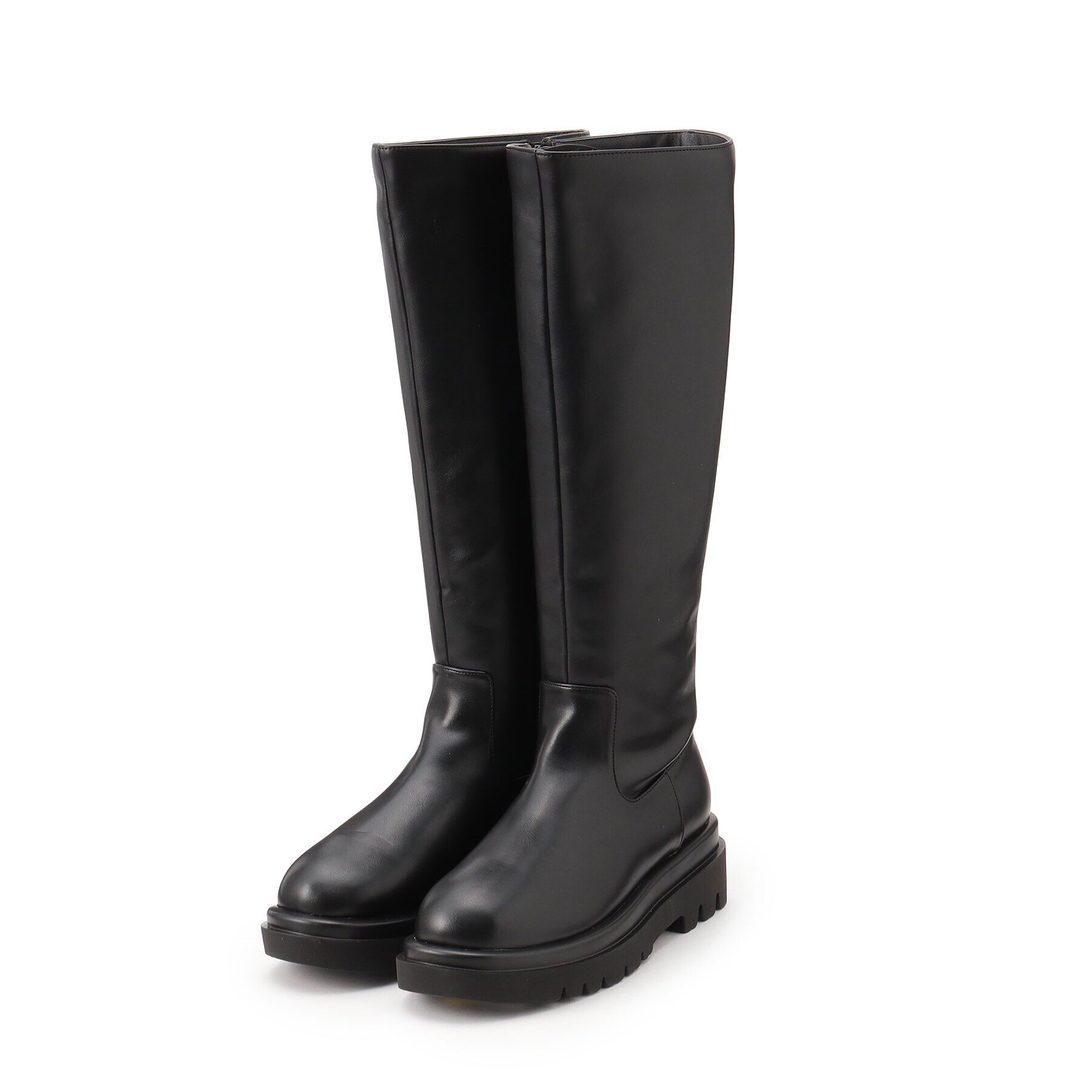 ESPERANZA「トラックソールロングブーツ【ESPERANZA_blanca】」|ショートブーツ|ﾌﾞﾗｯｸ(019)