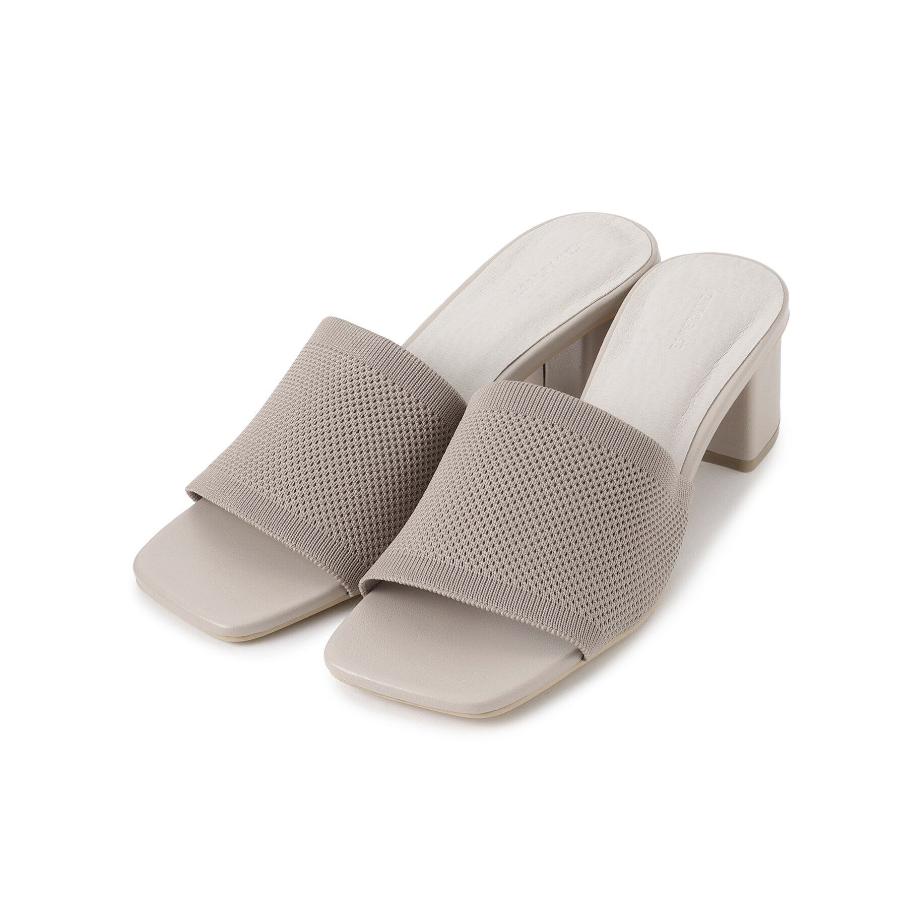 ESPERANZA「ニットアッパーミュールサンダル 24SS」|サンダル|ブラウン(348)